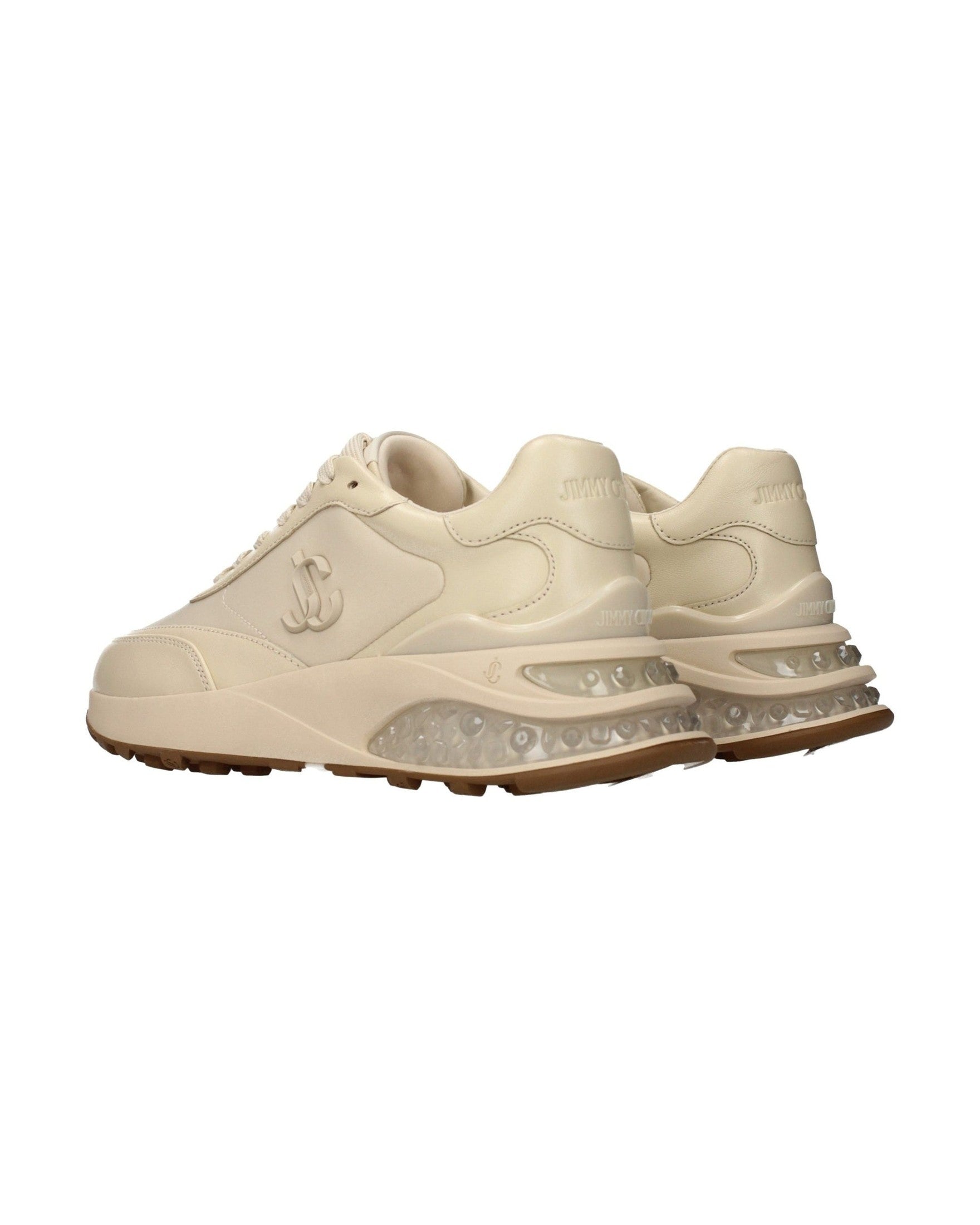 Jimmy Choo Beige Chunky Sneakers Glam Steals