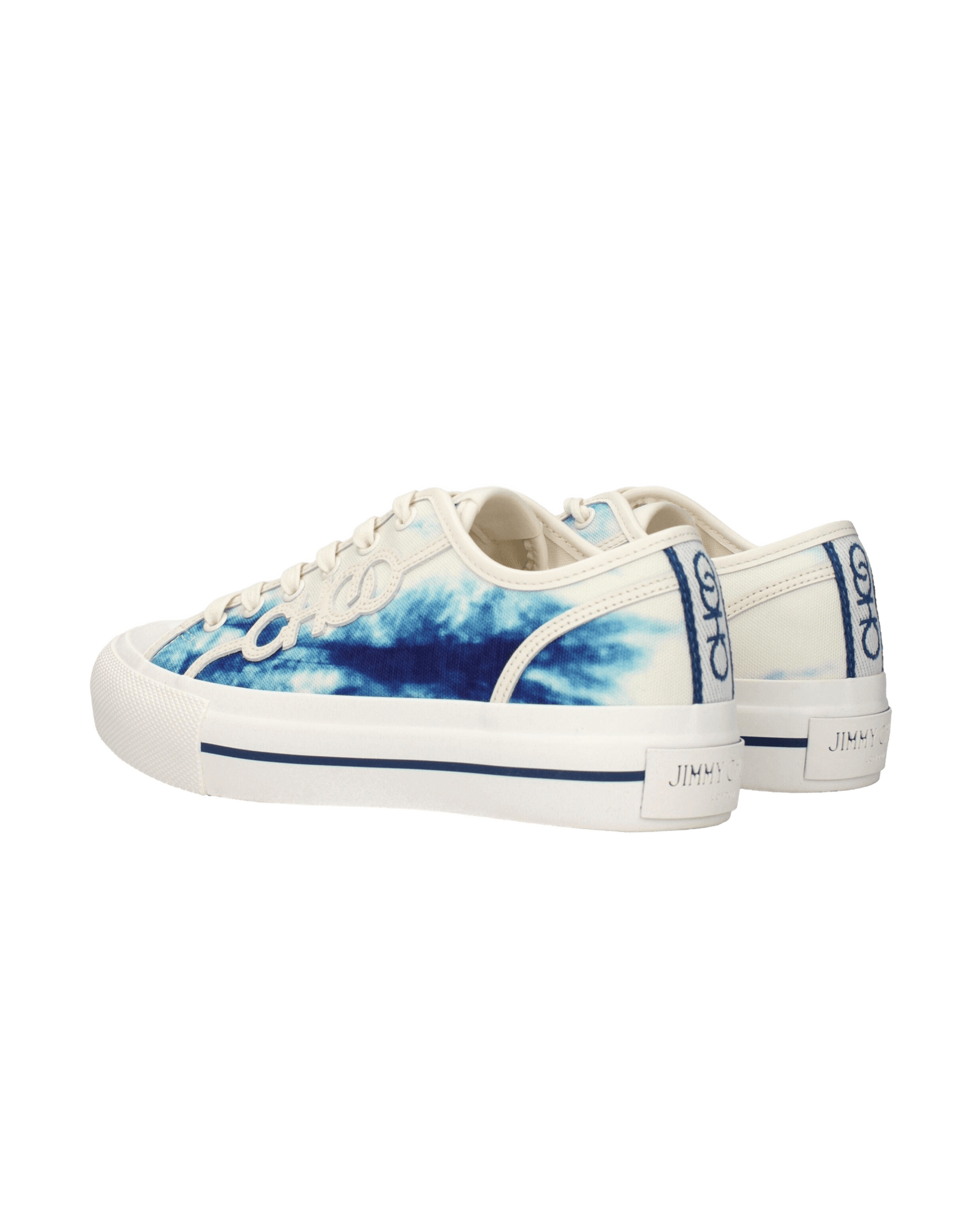 Jimmy Choo Beige Fabric Low Top Glam Steals