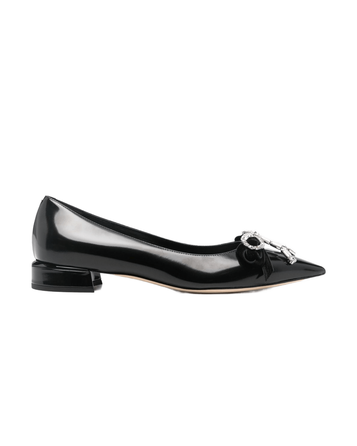Jimmy Choo Black Flat Shoes Glam Steals