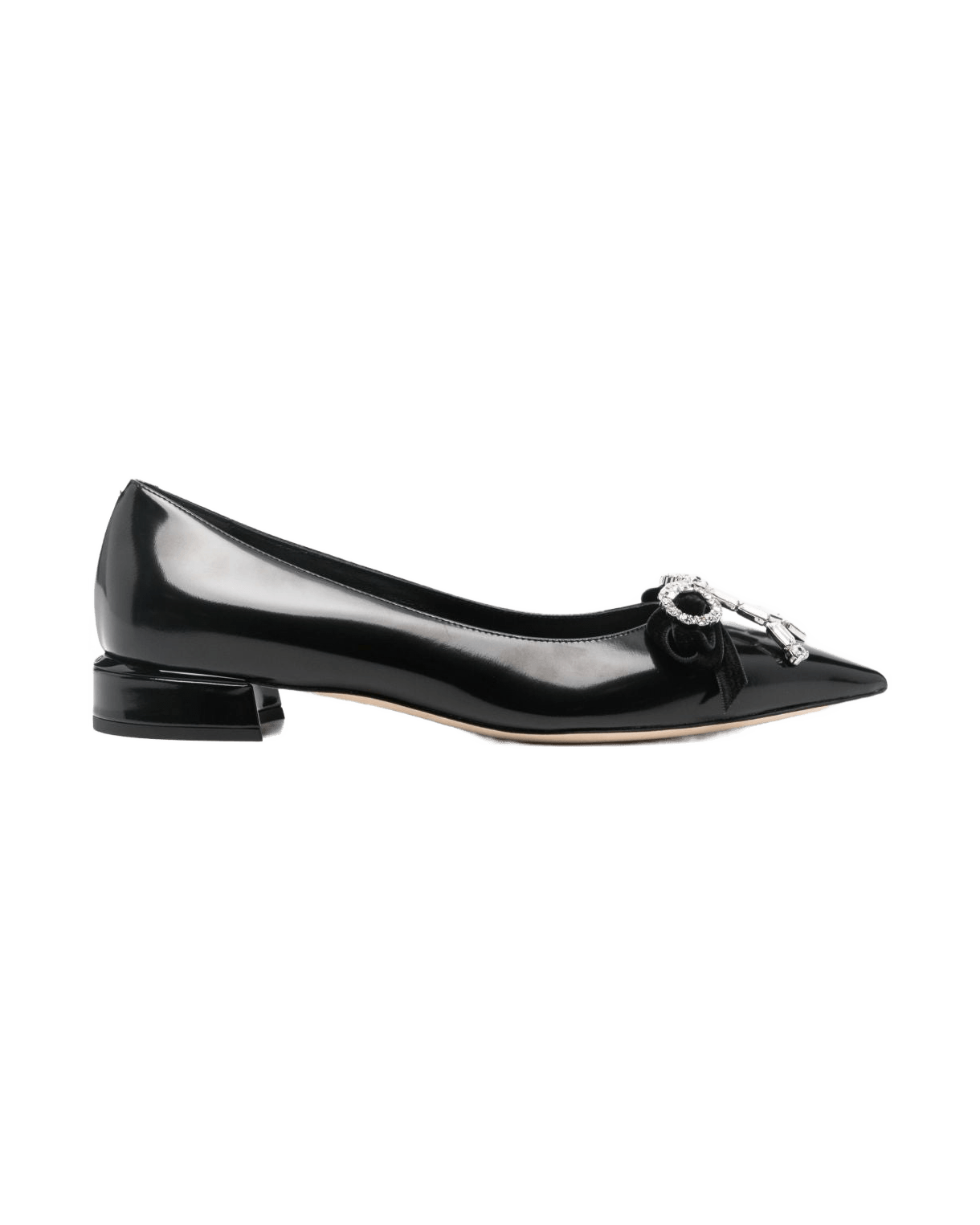 Jimmy Choo Black Flat Shoes Flats