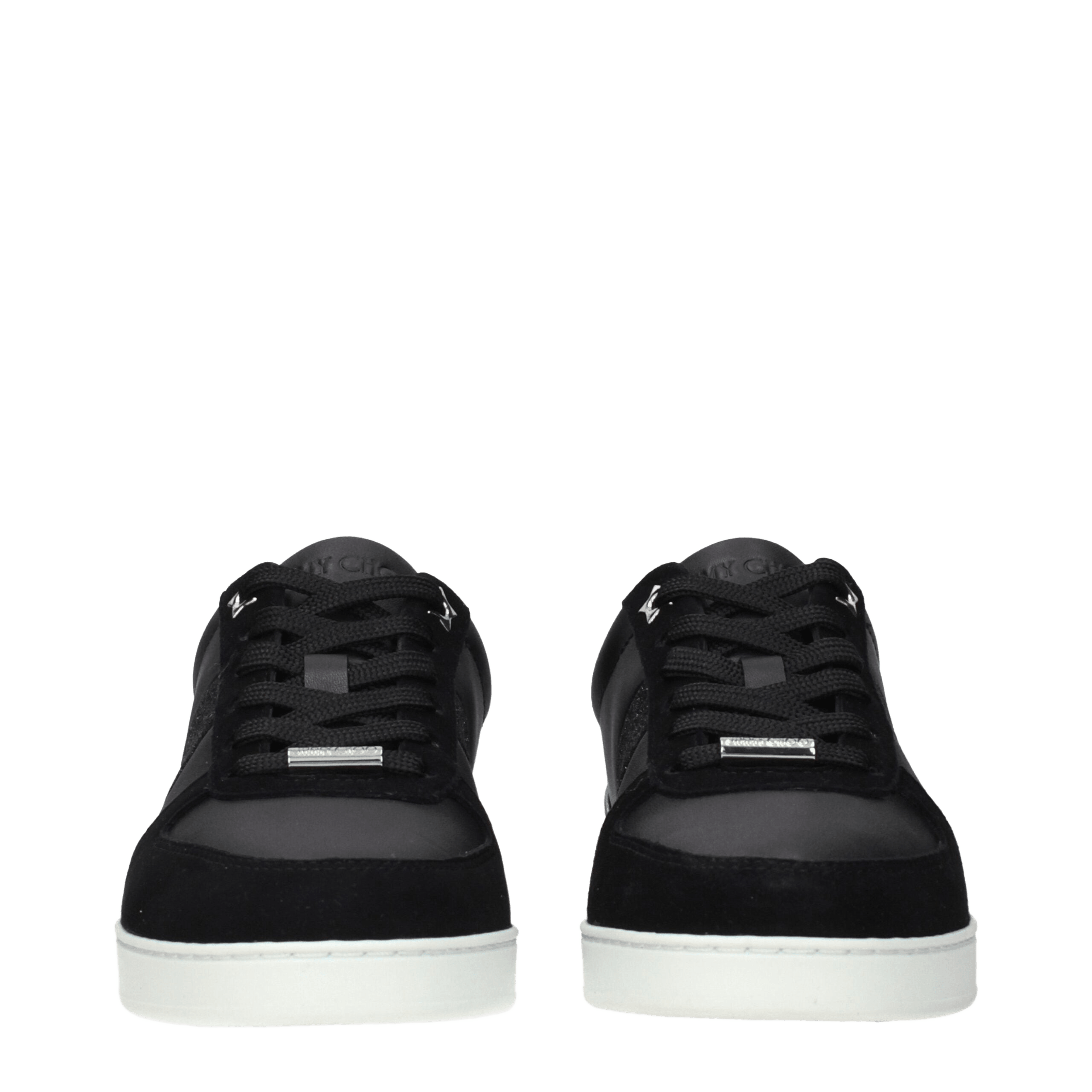 Jimmy Choo Black Leather Low Top