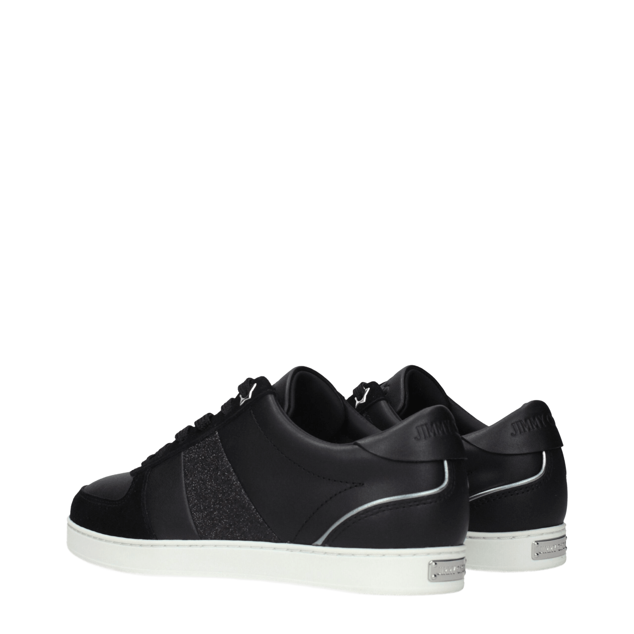 Jimmy Choo Black Leather Low Top