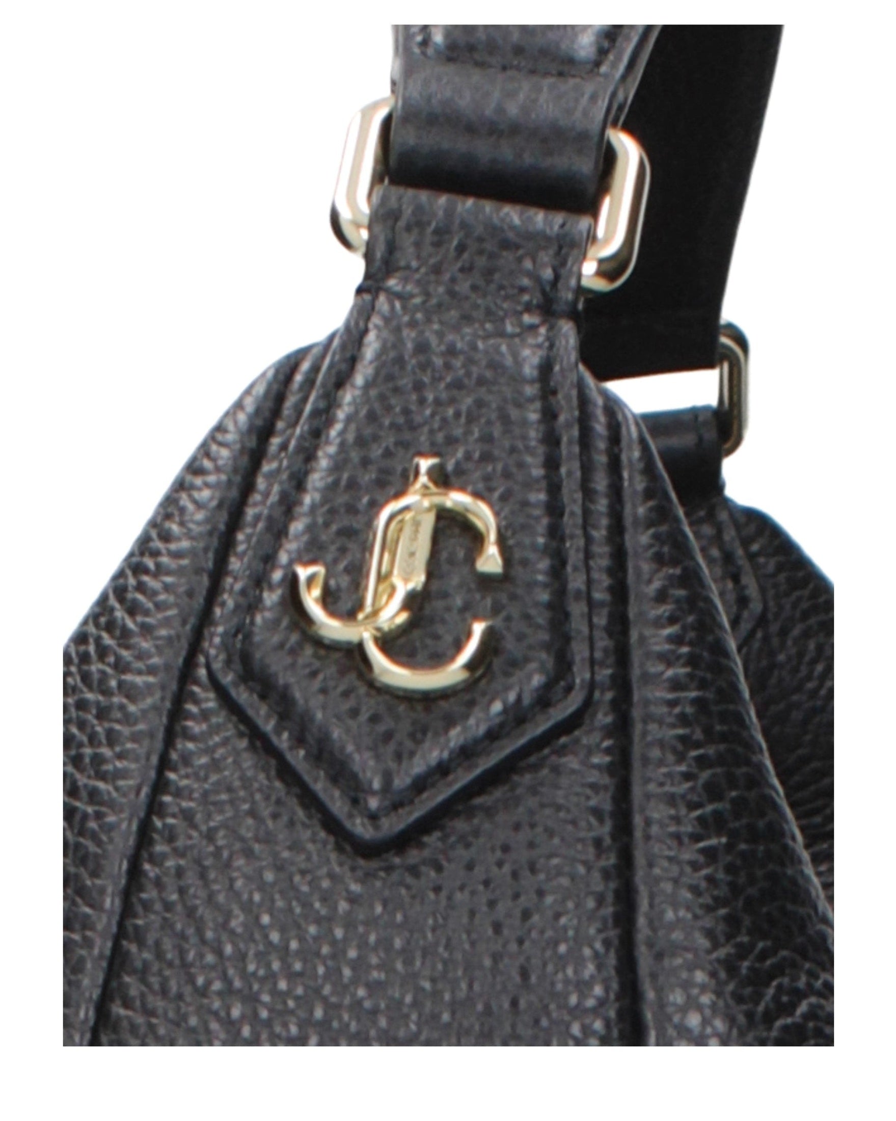 Jimmy Choo Black Leather Shoulder Bag Glam Steals