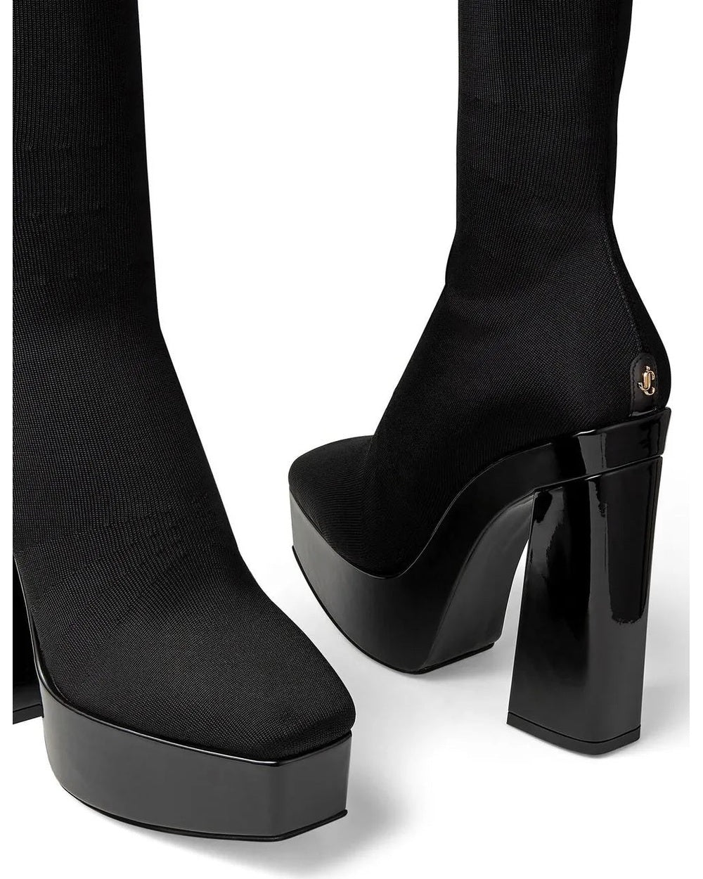Jimmy Choo Black Over The Knee Boots Glam Steals