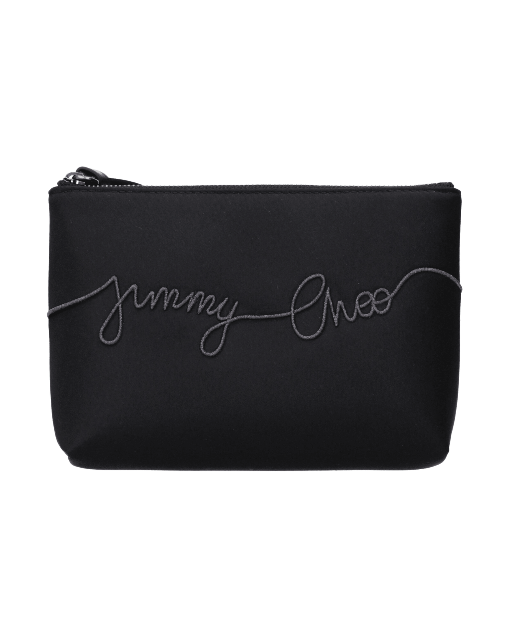 Jimmy Choo Black Satin Clutch Bag Glam Steals
