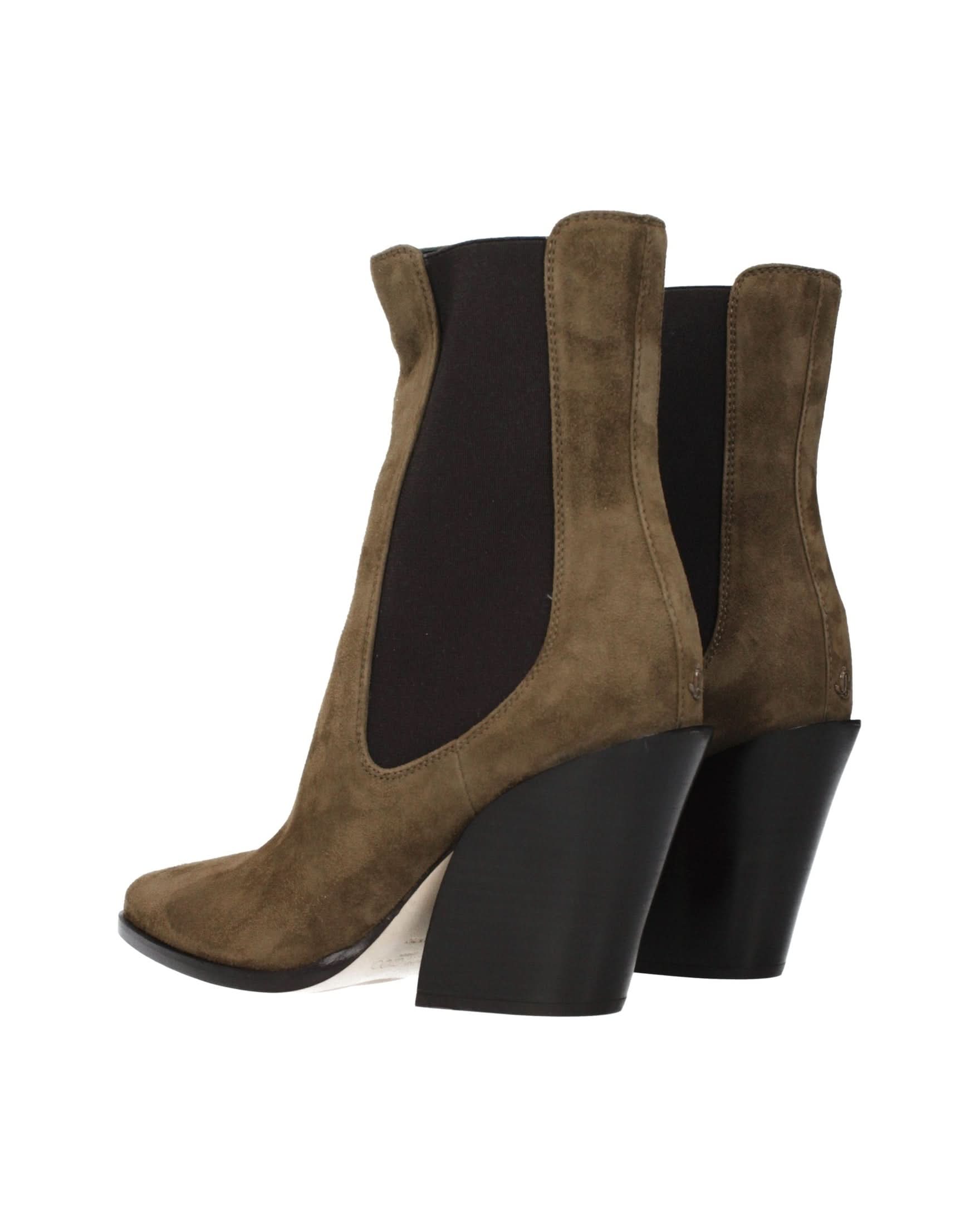 Jimmy Choo Brown Leather Ankle Boots