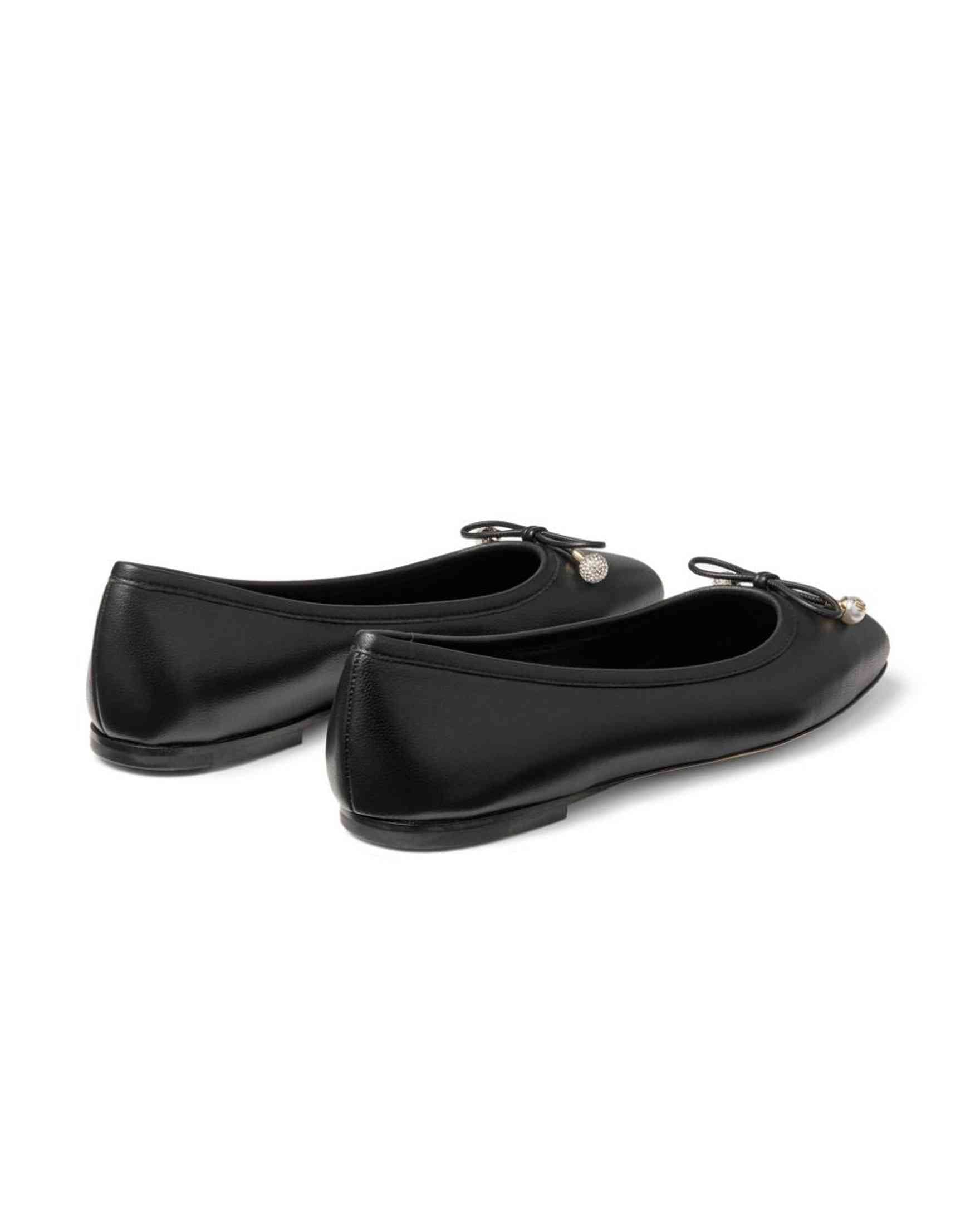 Jimmy Choo Elme Flat with Pearl Embellishment Glam Steals