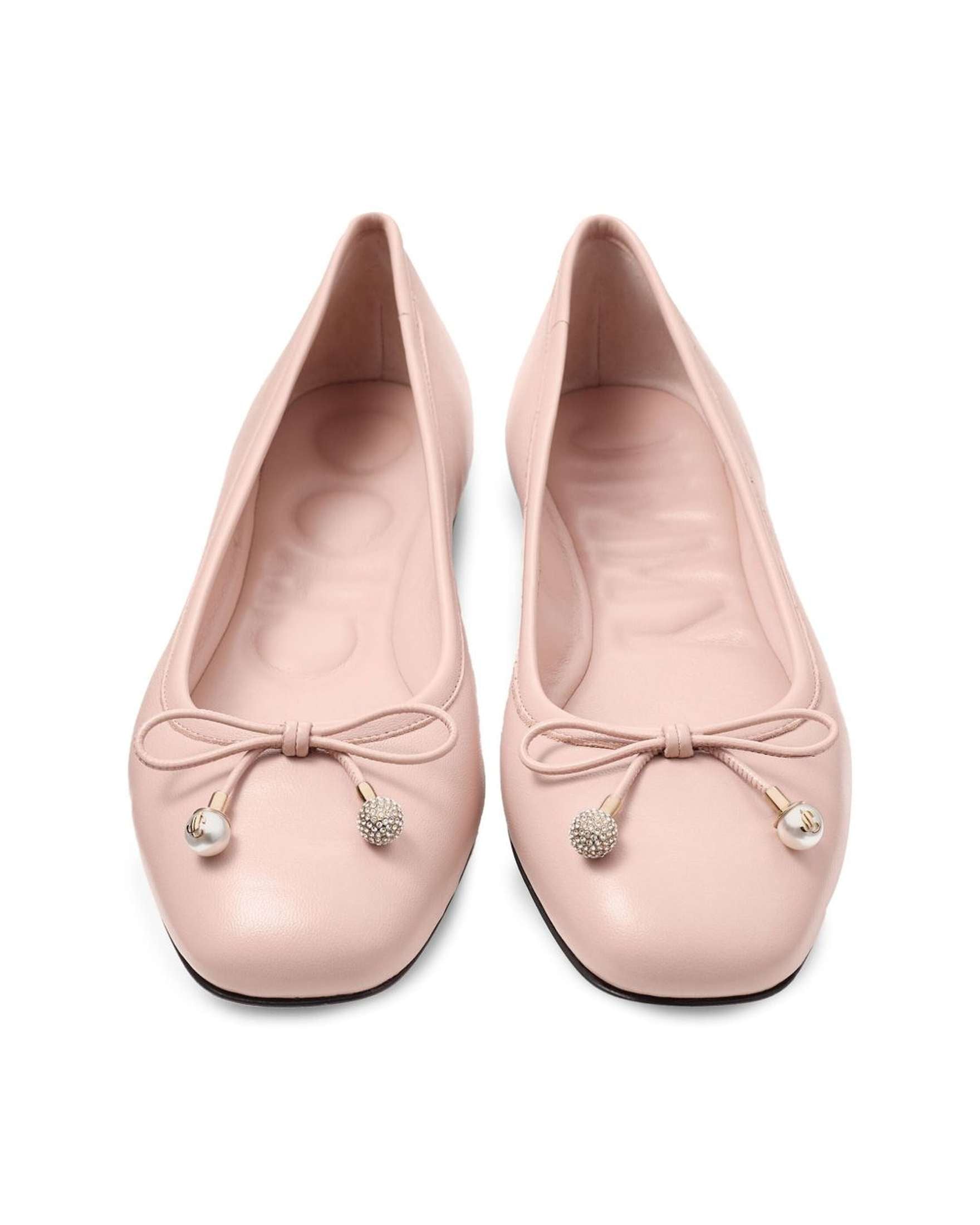 Jimmy Choo Elme Flat with Pearl Embellishment Glam Steals