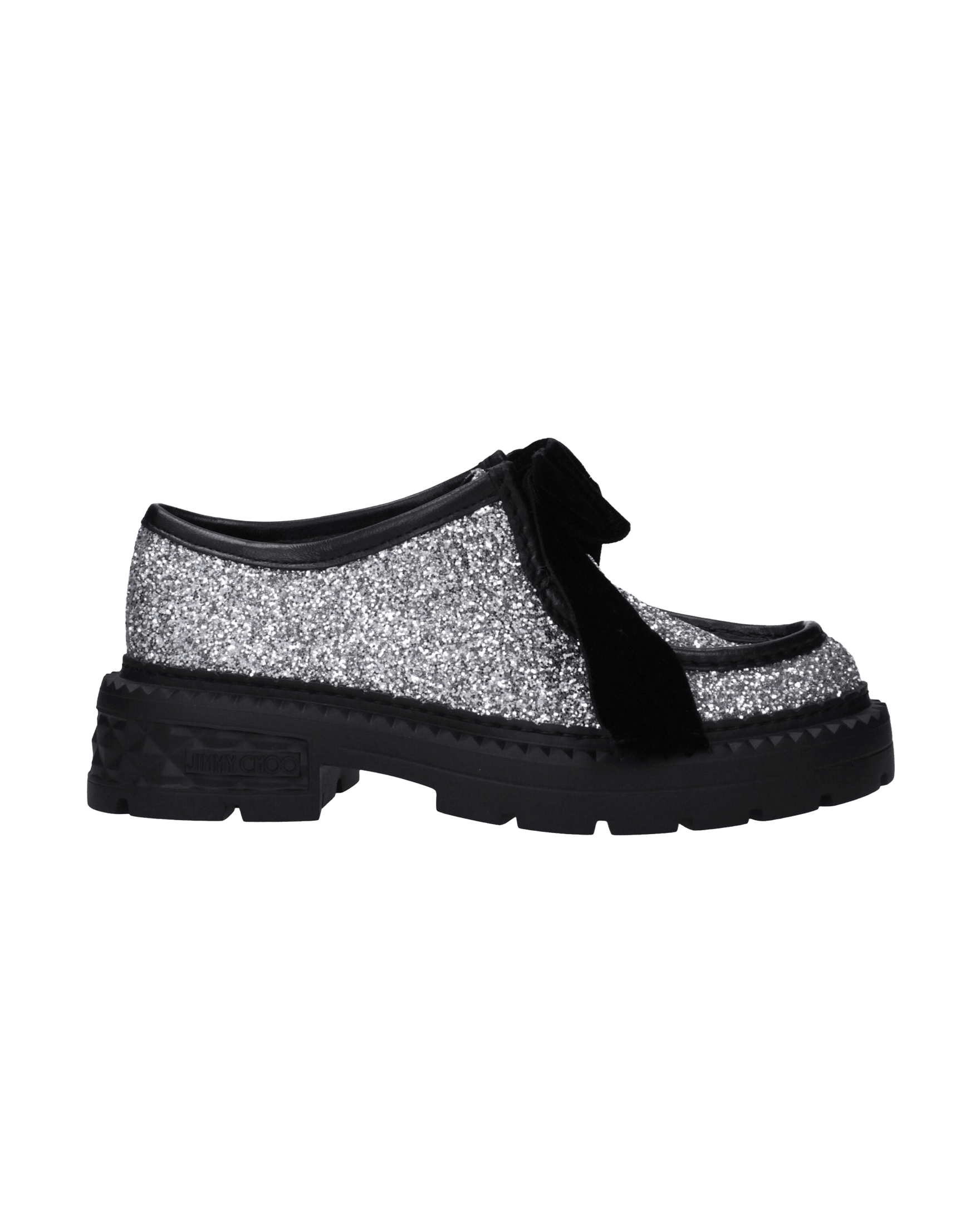 Jimmy Choo Gray Plastic Slip On Loafers Glam Steals