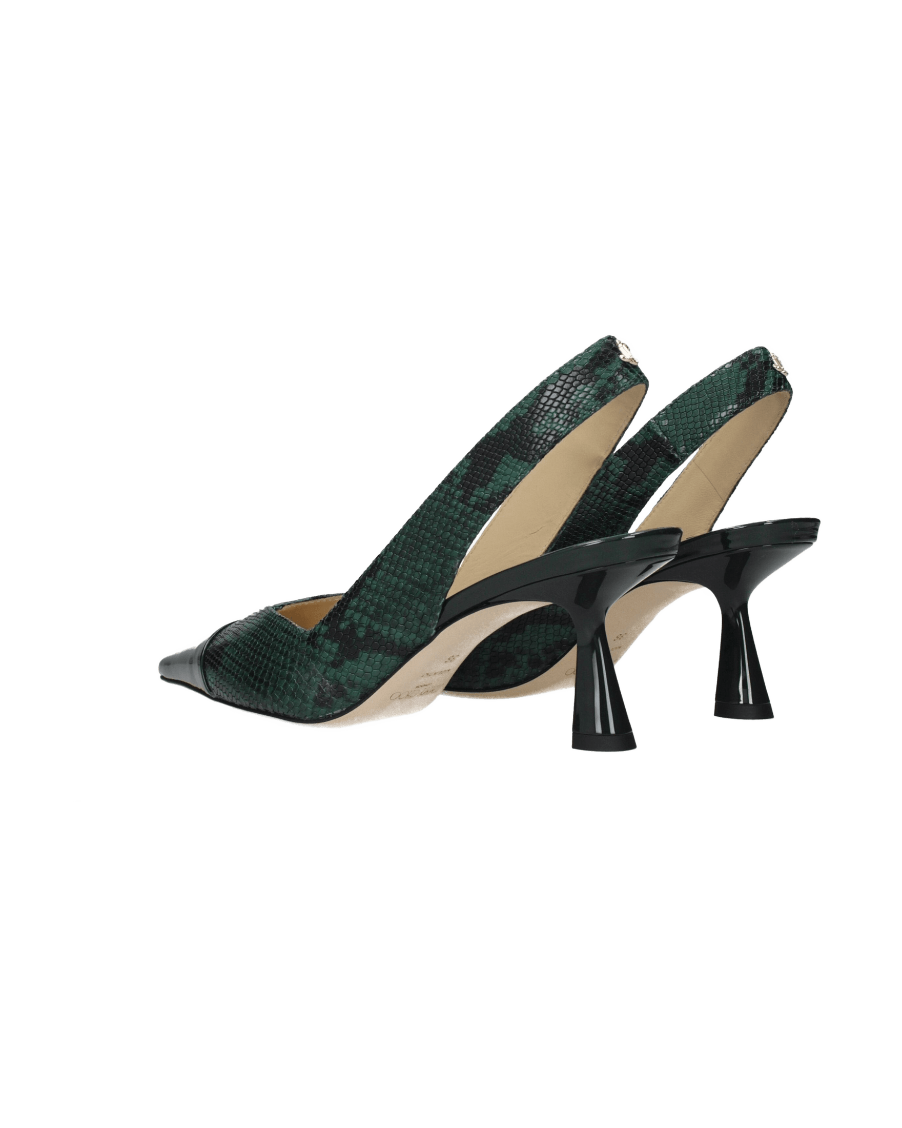 Jimmy Choo Green Leather High Heel Pumps Glam Steals
