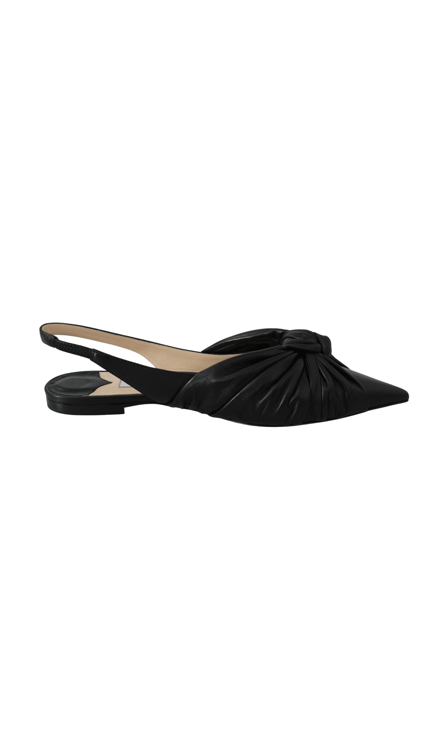Jimmy Choo Leather Elegant Pointed Toe Flats Glam Steals