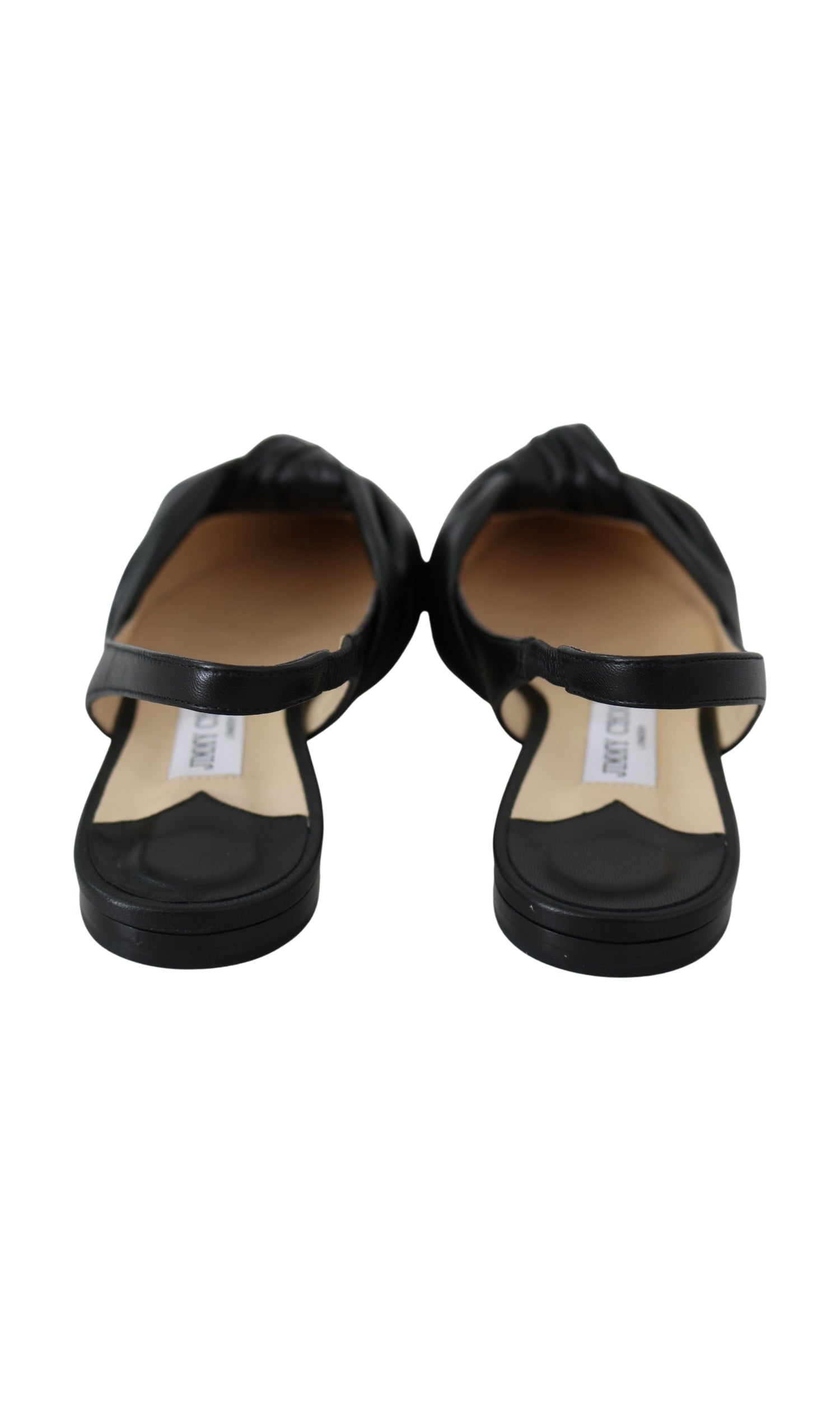 Jimmy Choo Leather Elegant Pointed Toe Flats Glam Steals