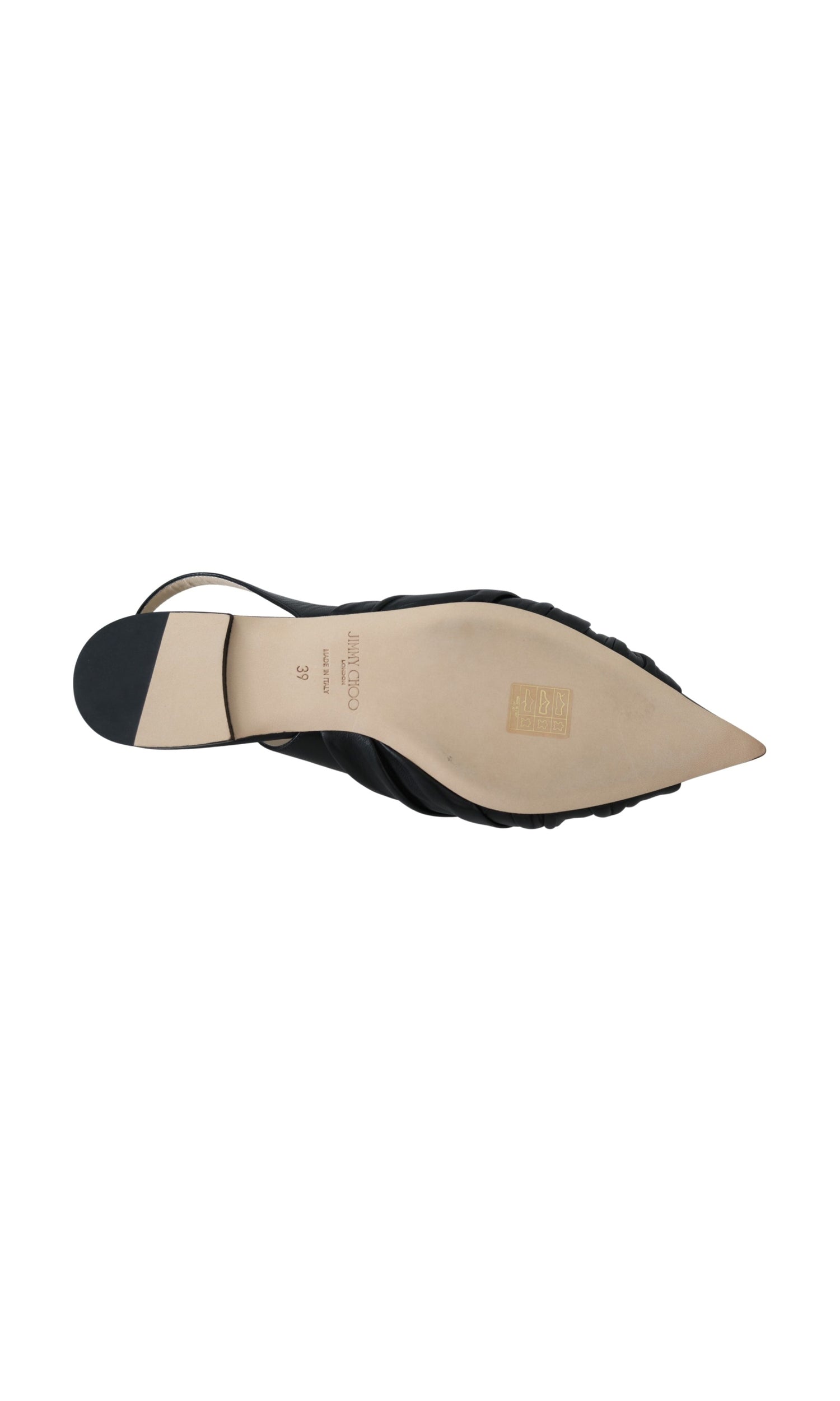 Jimmy Choo Leather Elegant Pointed Toe Flats Glam Steals