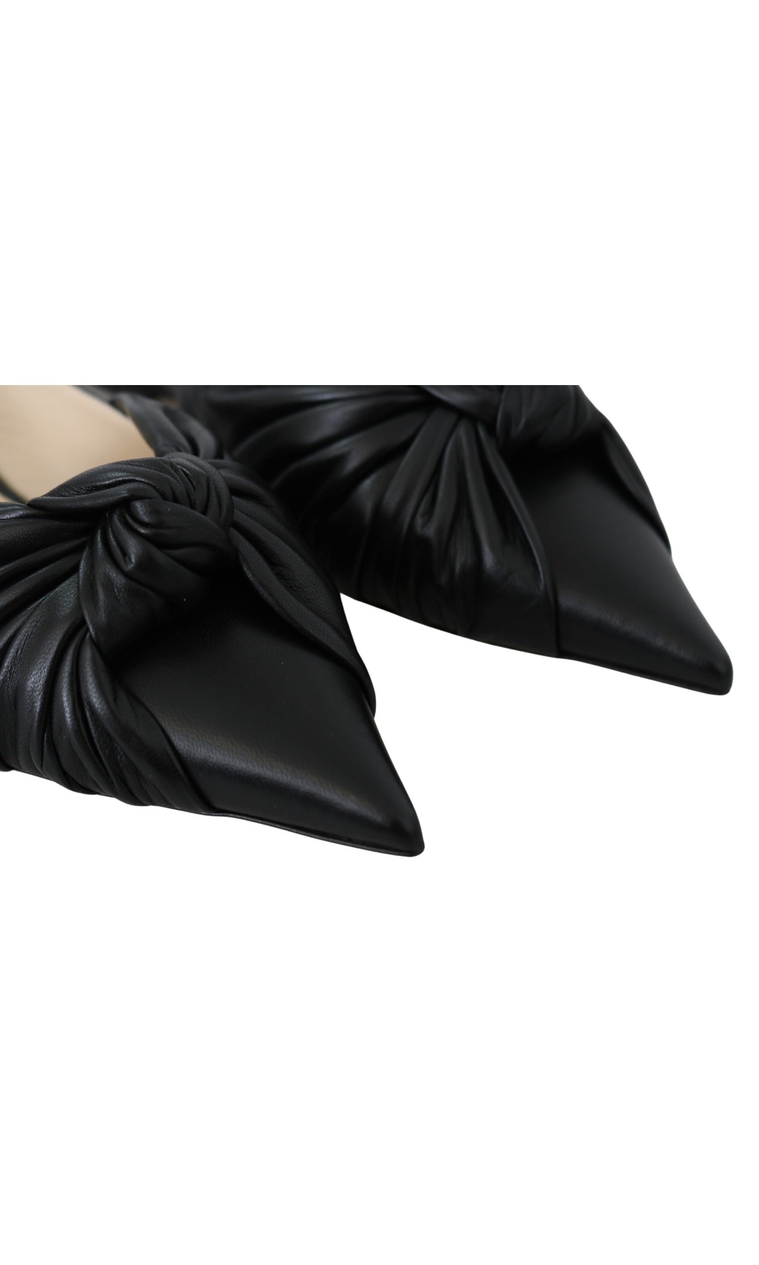 Jimmy Choo Leather Elegant Pointed Toe Flats Glam Steals