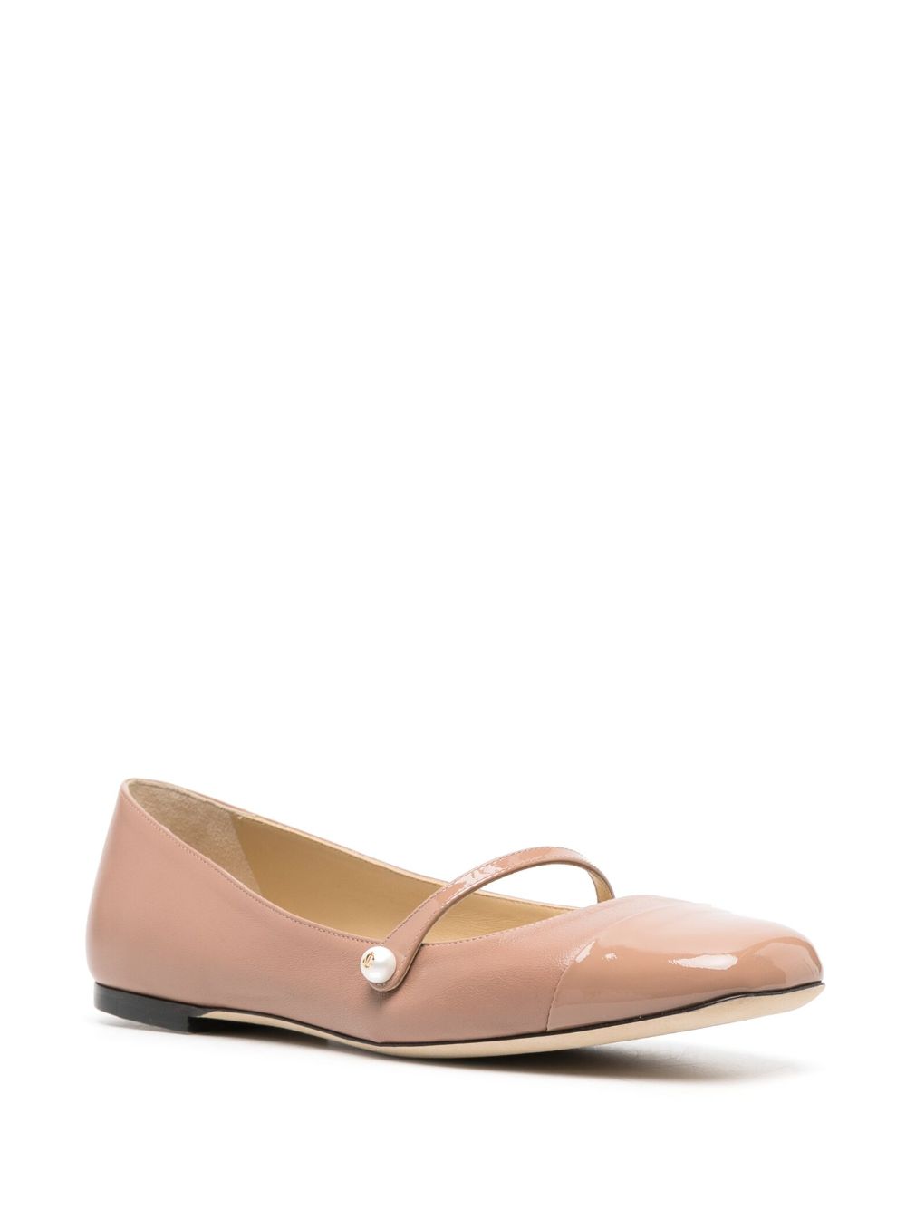 Jimmy Choo Leather Elisa Ballerina Shoes Glam Steals