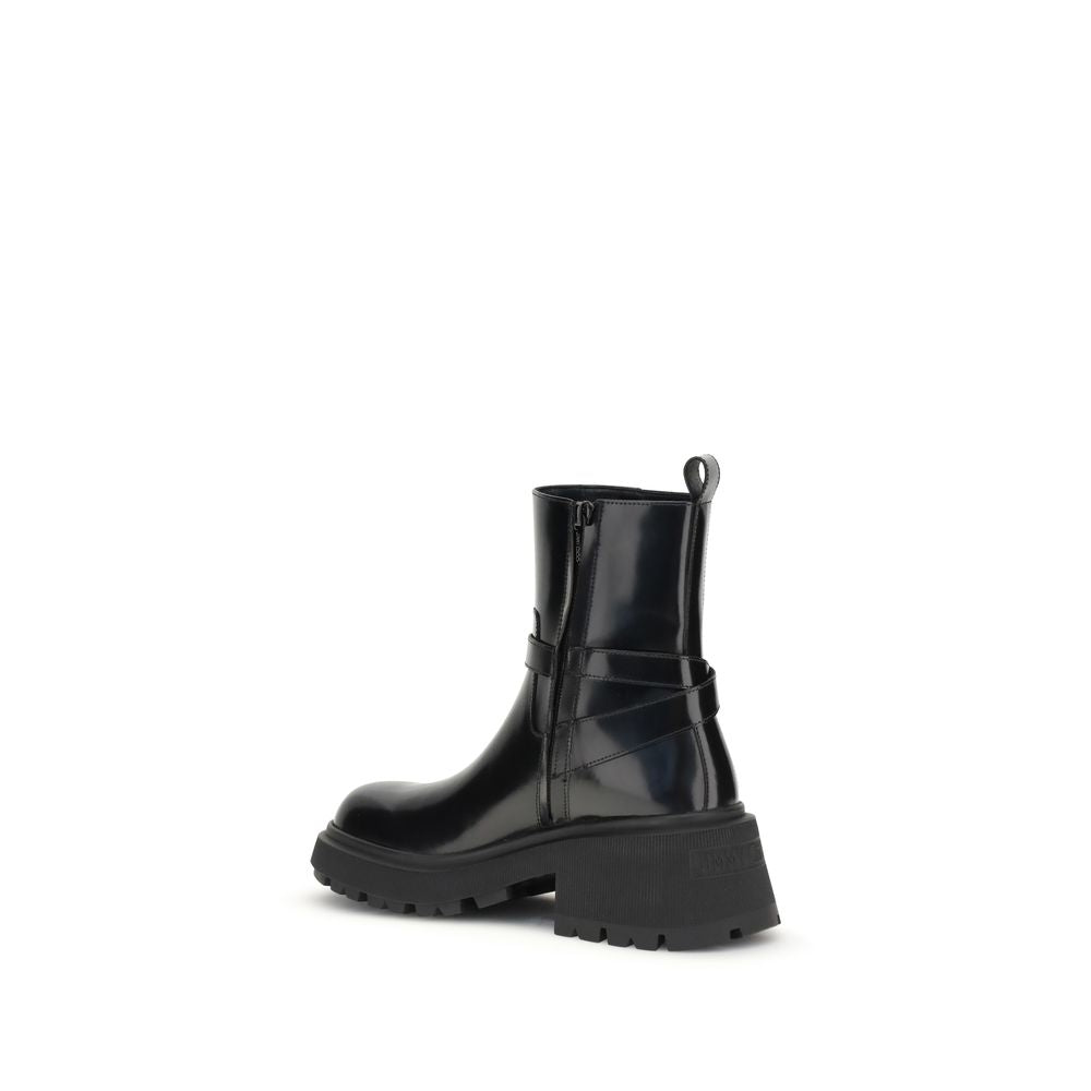 Jimmy Choo Leather Patent Conny Ankle Boots Glam Steals