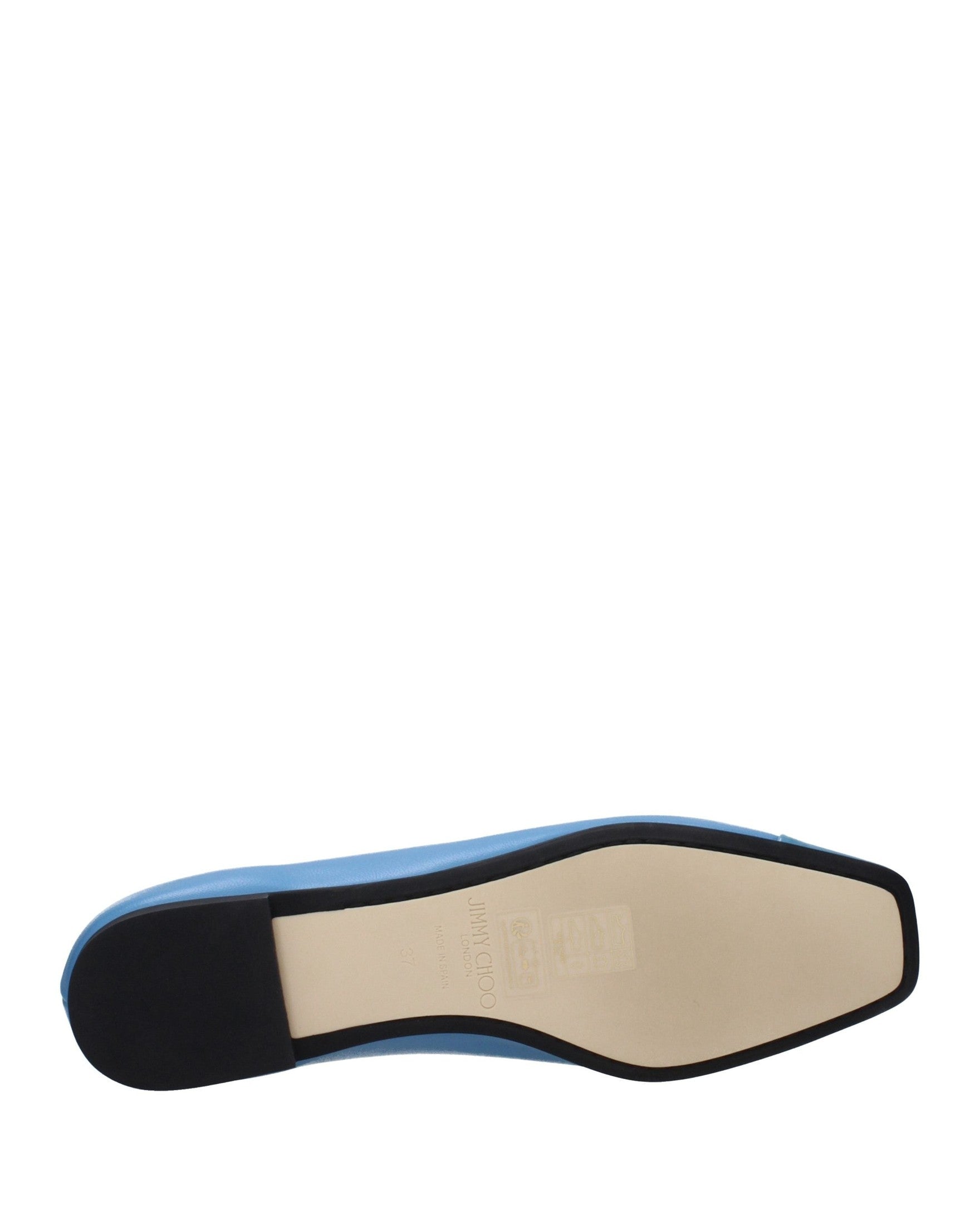 Jimmy Choo Light Blue Leather Ballet Flats Glam Steals