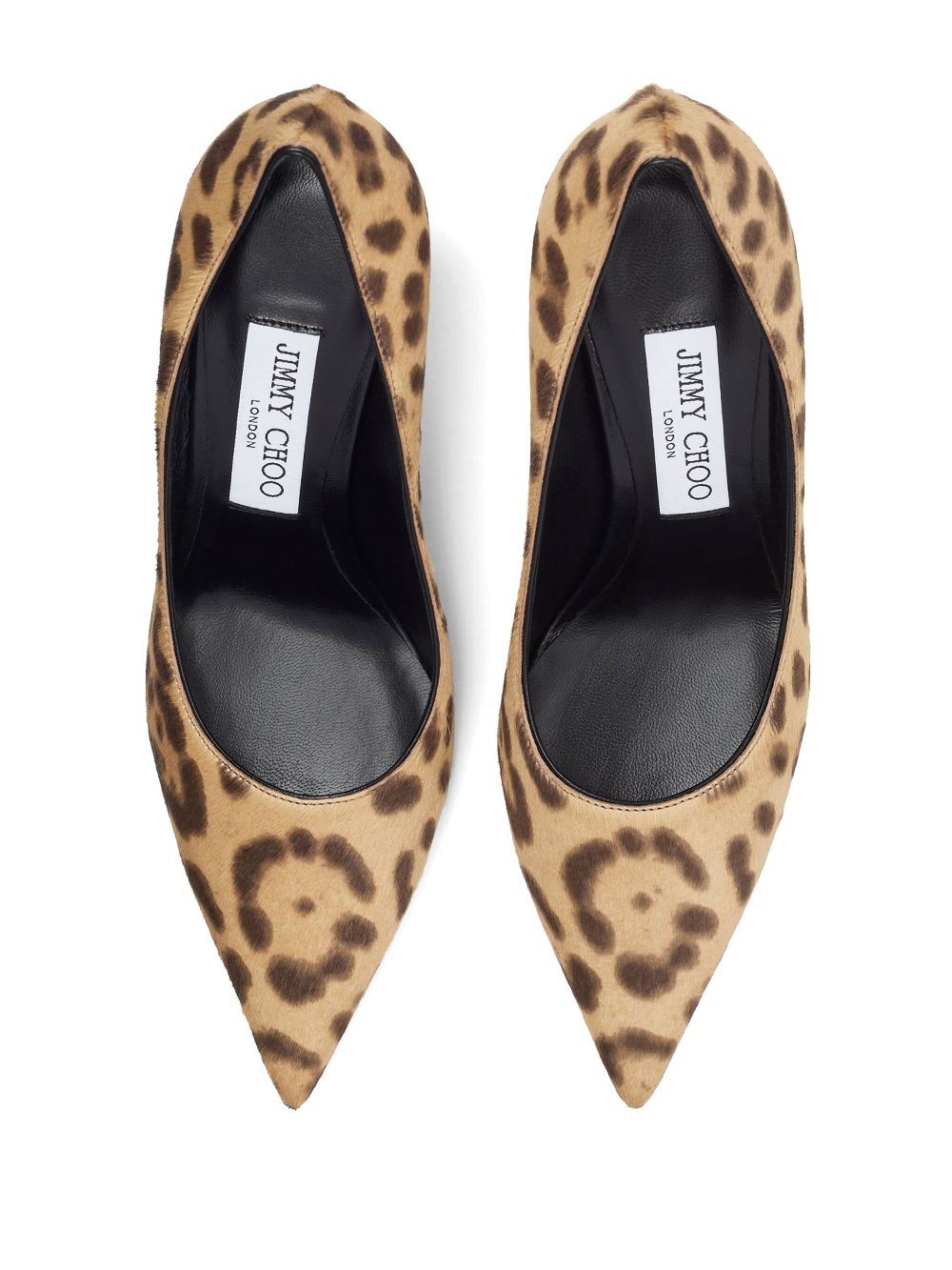 Jimmy Choo Love 85 Leopard Print Pony Pumps Glam Steals