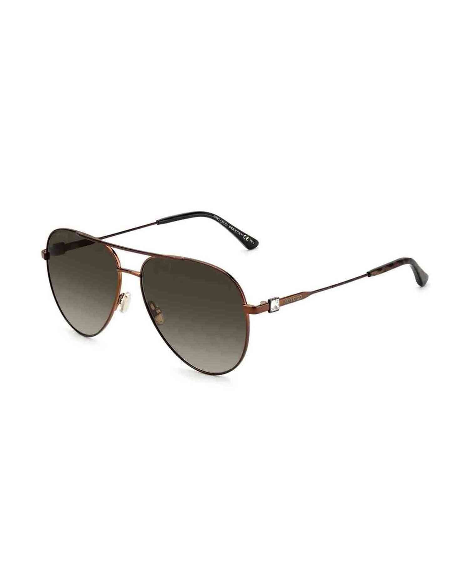 Jimmy Choo Metal Brown Sunglasses Glam Steals
