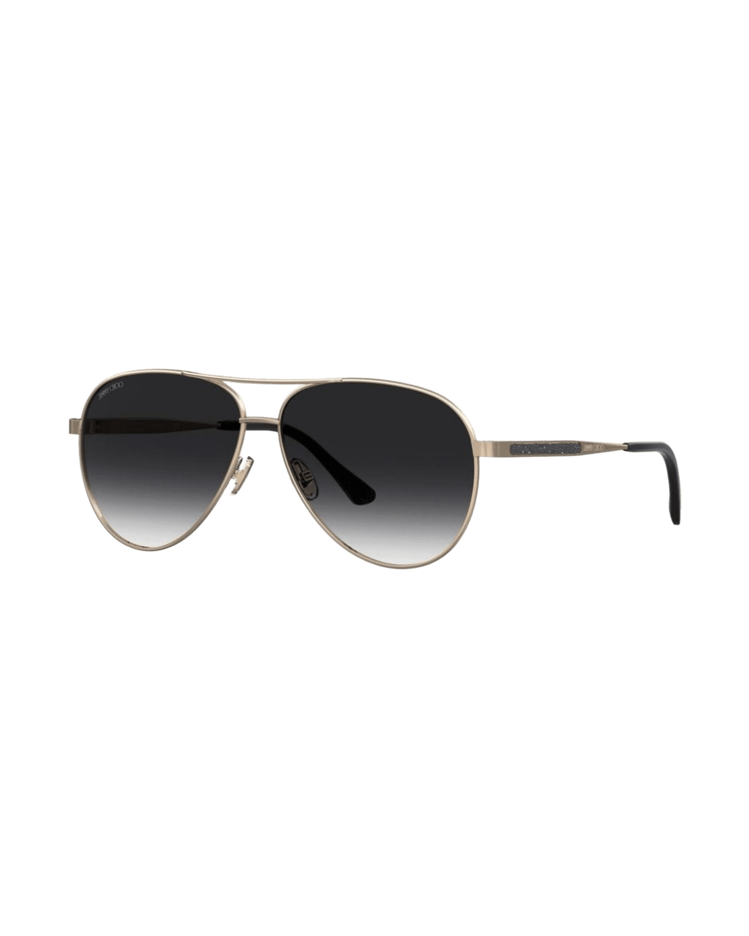 Jimmy Choo Gold Metal Sunglasses Sunglasses