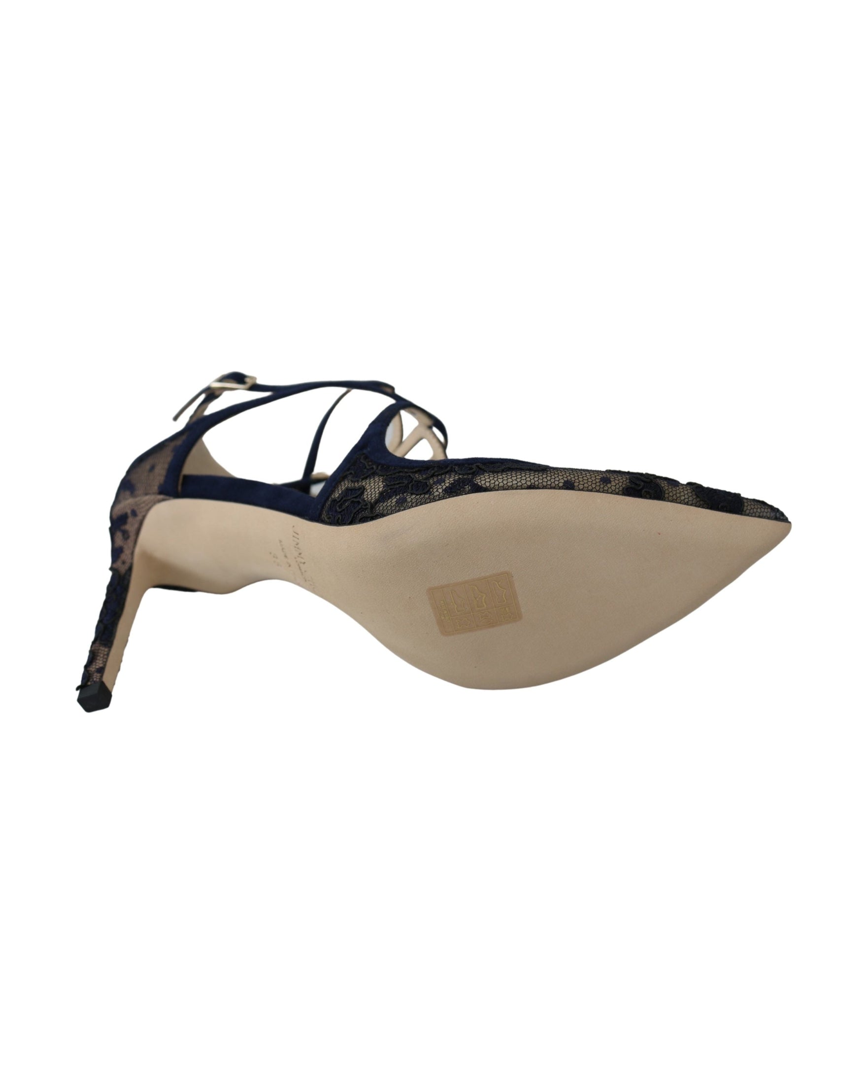 Jimmy Choo Navy Leather Lancer Pumps Elegance Unleashed Glam Steals