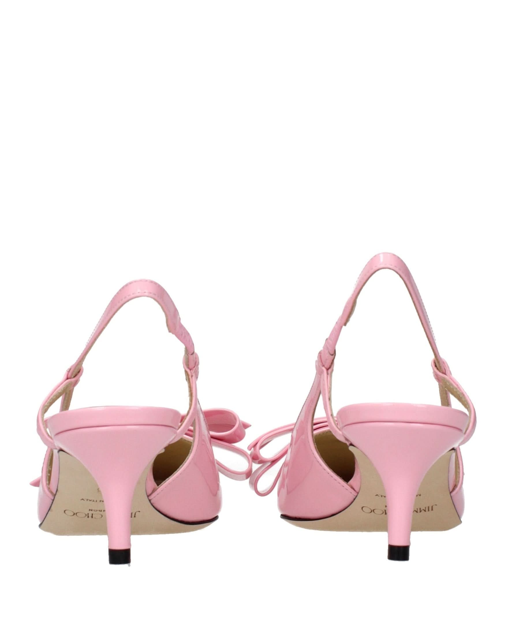 Jimmy Choo Pink Leather Stiletto Heel Glam Steals