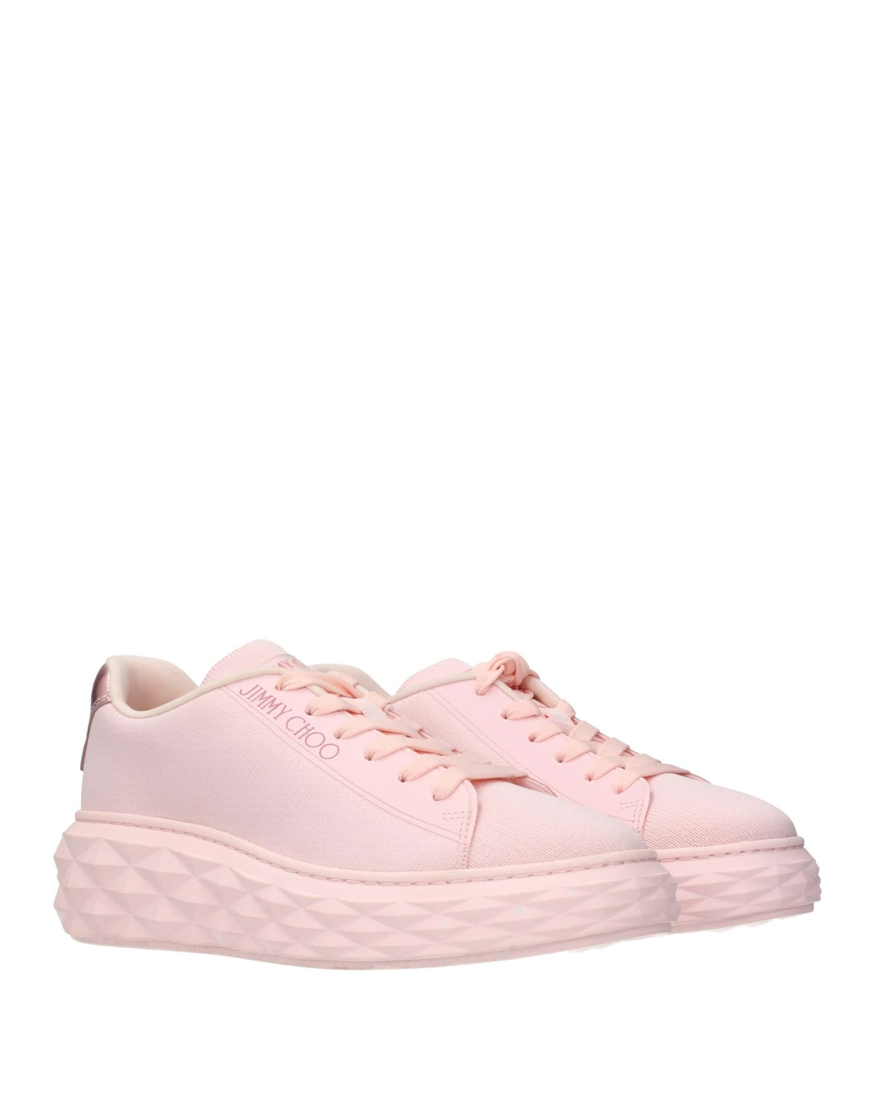 Jimmy Choo Pink Platform Sneakers