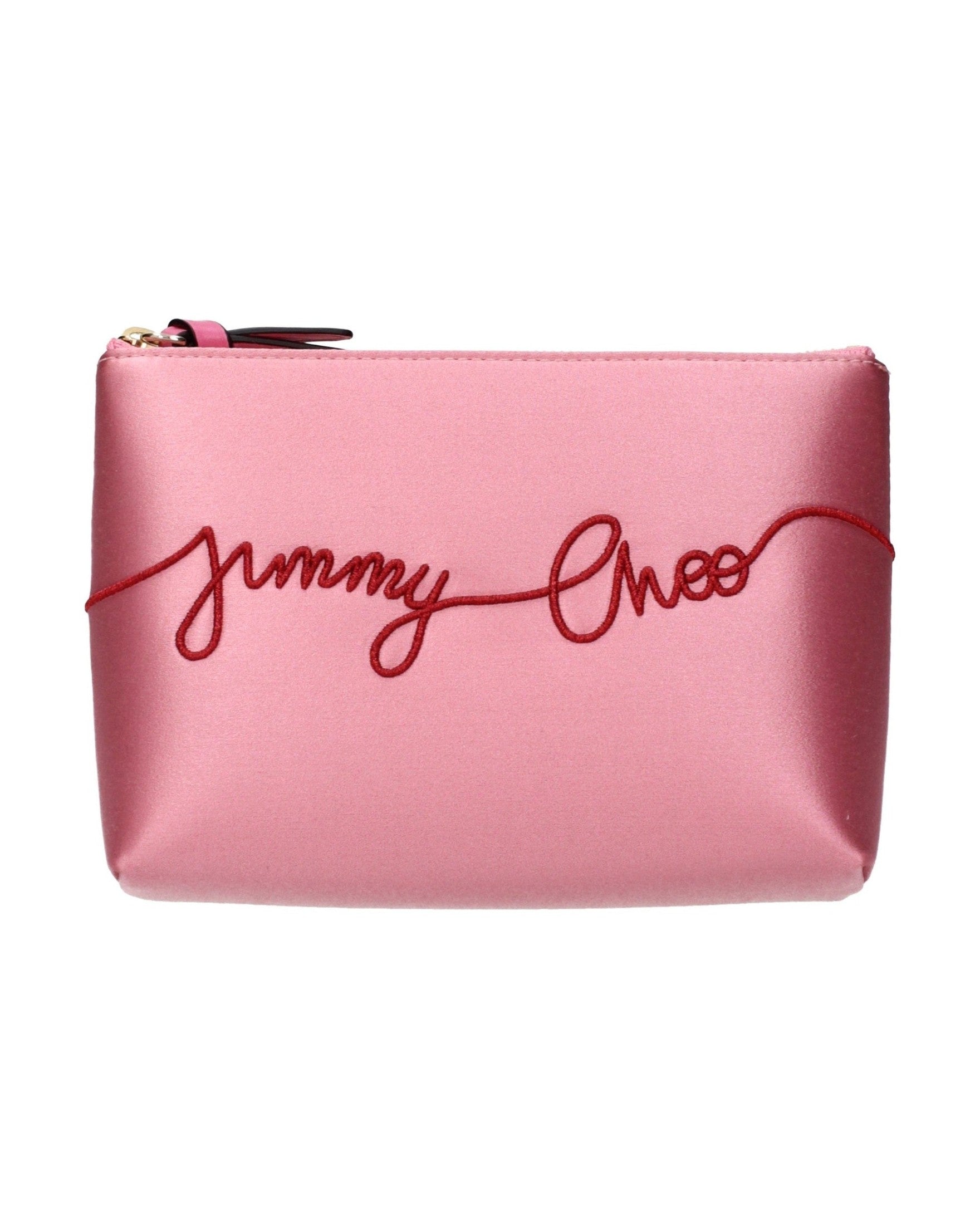 Jimmy Choo Pink Satin Clutch Bag Glam Steals