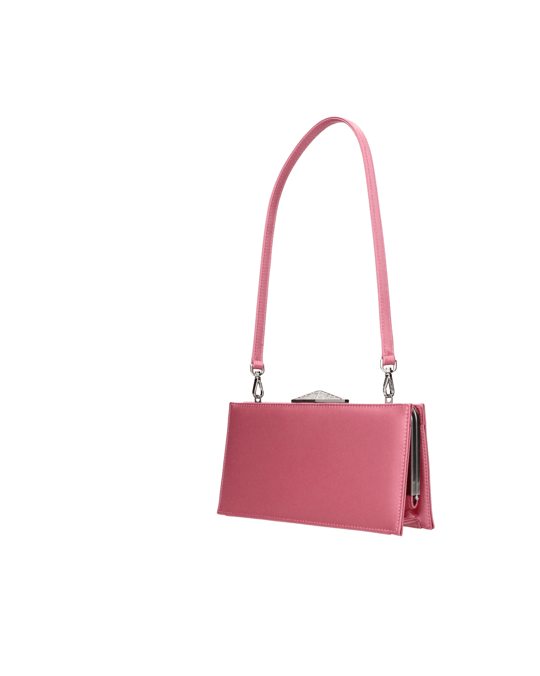 Jimmy Choo Pink Satin Clutch Bag Glam Steals