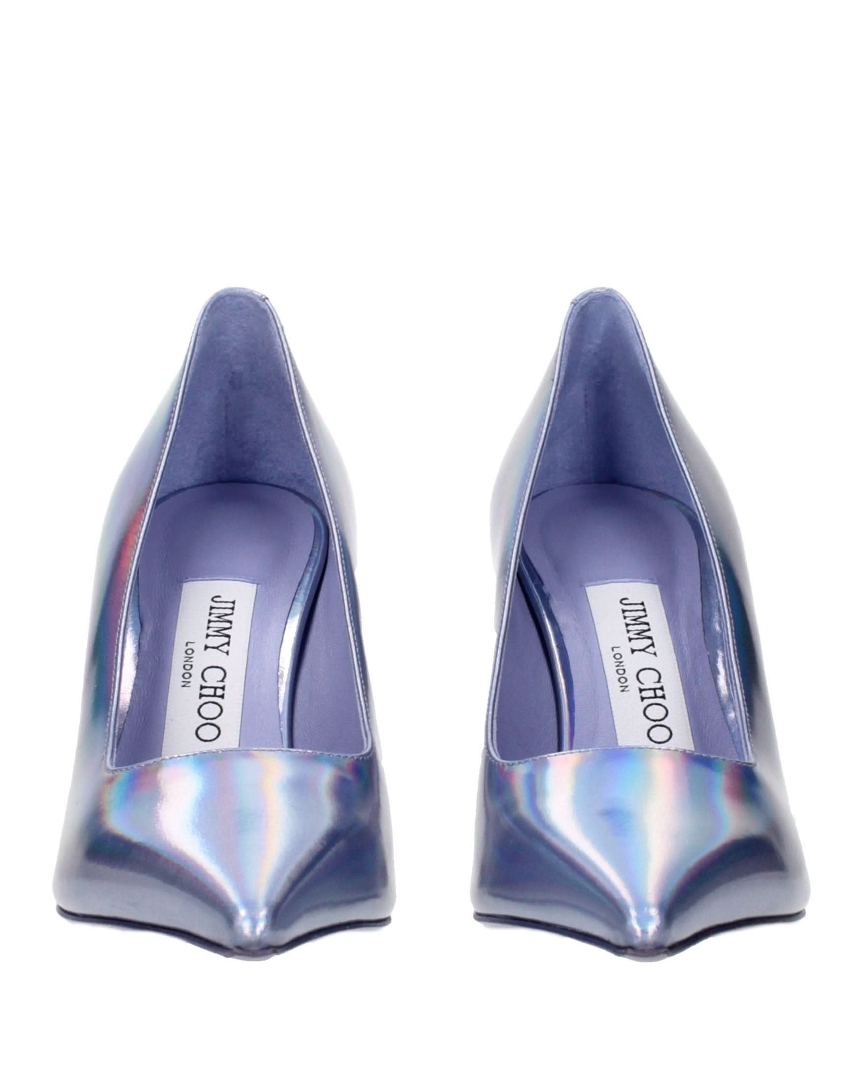 Jimmy Choo Purple Leather High Heel Pumps Glam Steals