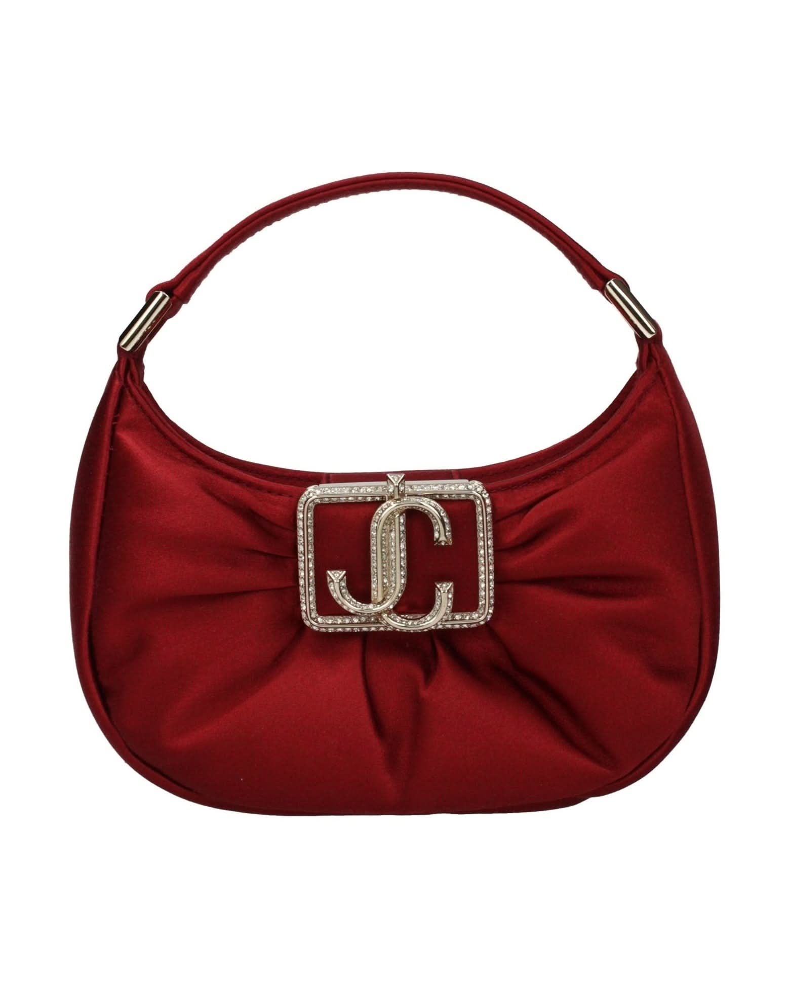 Jimmy Choo Red Satin Handbag