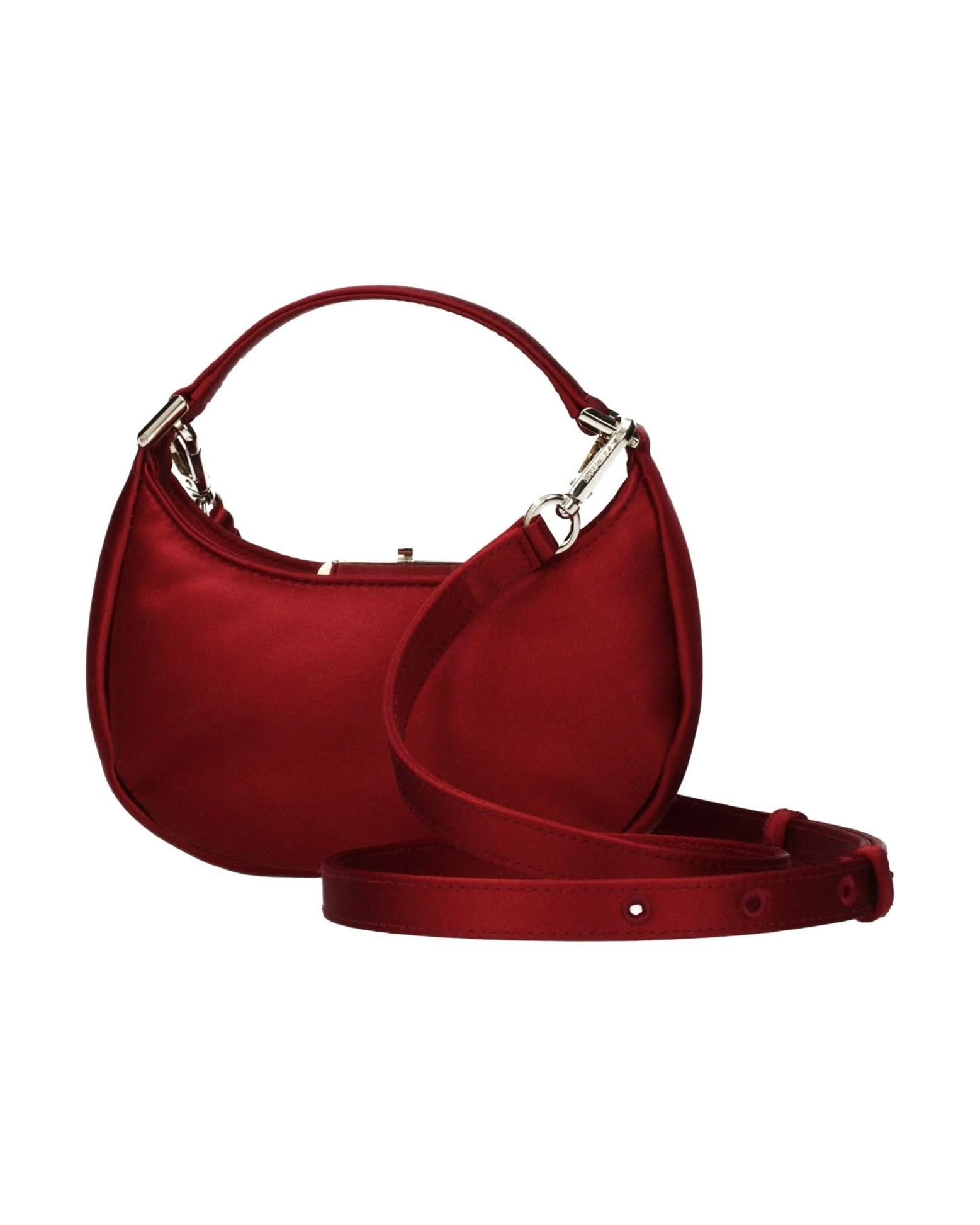 Jimmy Choo Red Satin Handbag