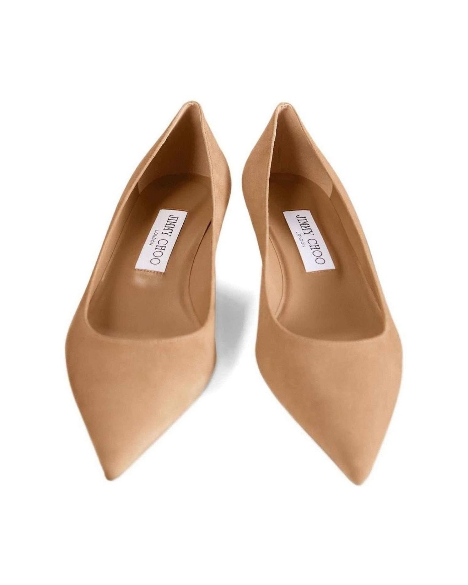 Jimmy Choo Suede Amelia Pumps Heels