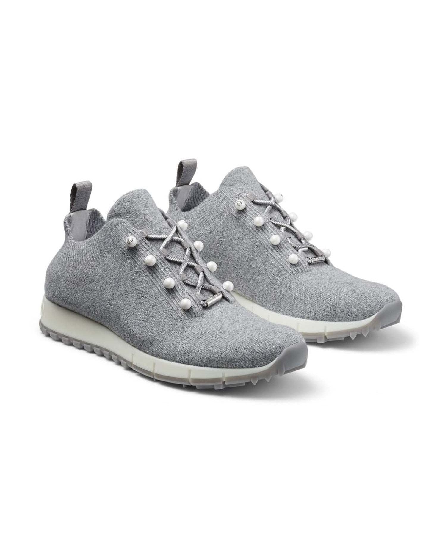 Jimmy Choo Veles Cashmere Knit Trainers Glam Steals