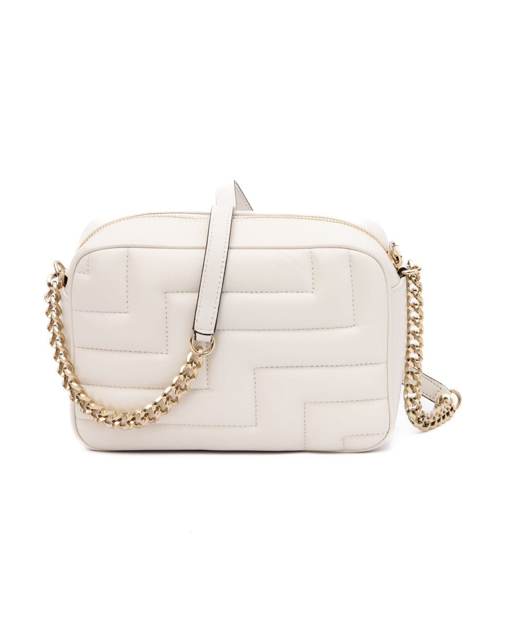 Jimmy Choo White Leather Avenue Camera Shoulder Bag Glam Steals