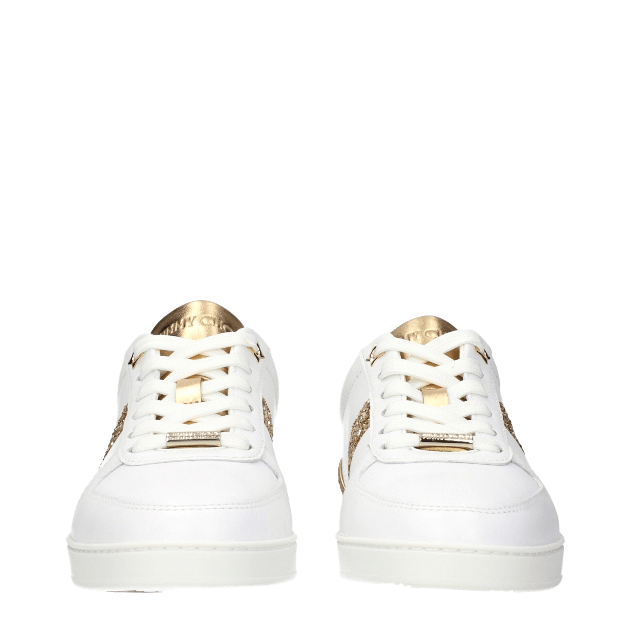 Jimmy Choo White Leather Low Top