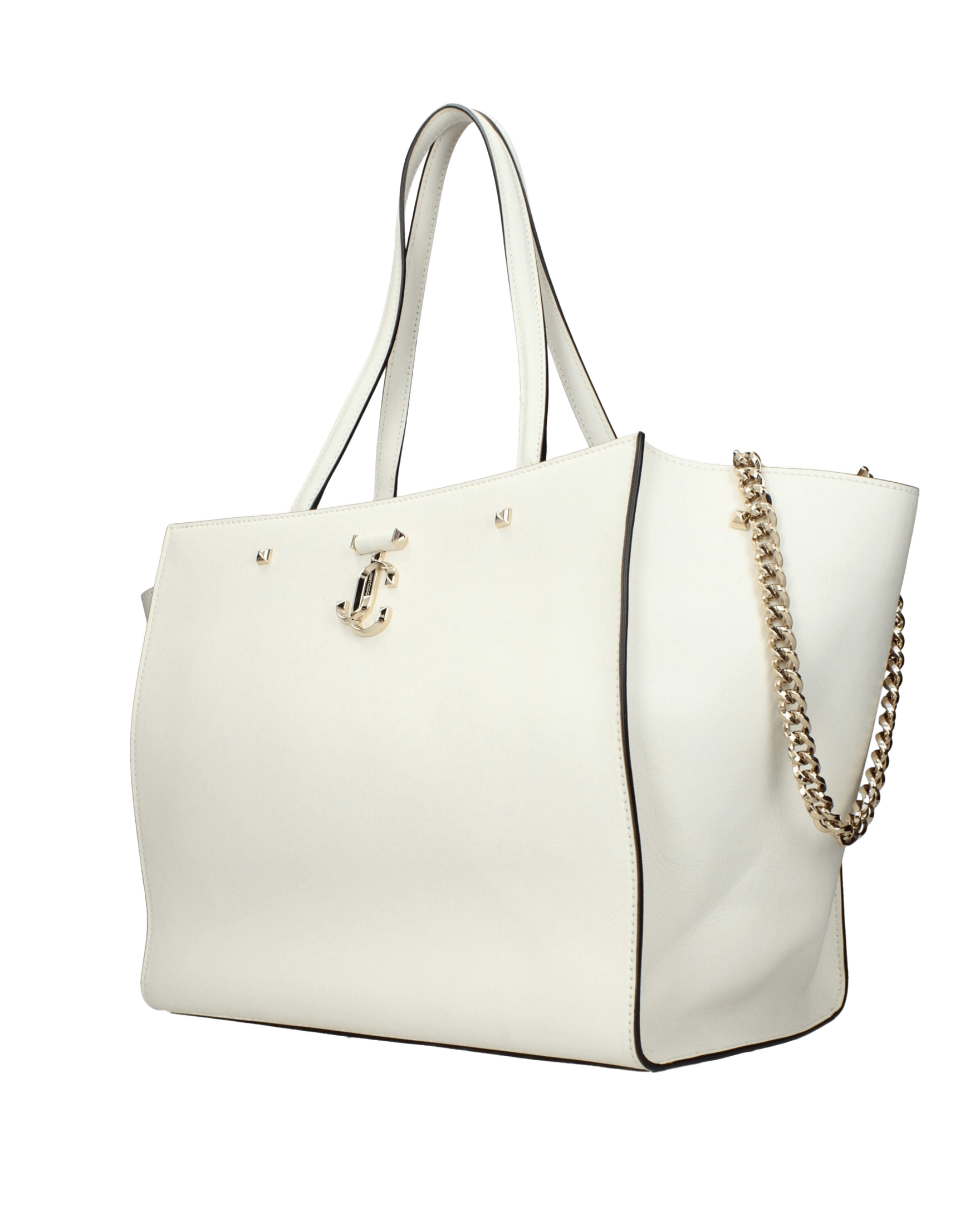 Jimmy Choo White Leather Shoulder Bags Glam Steals