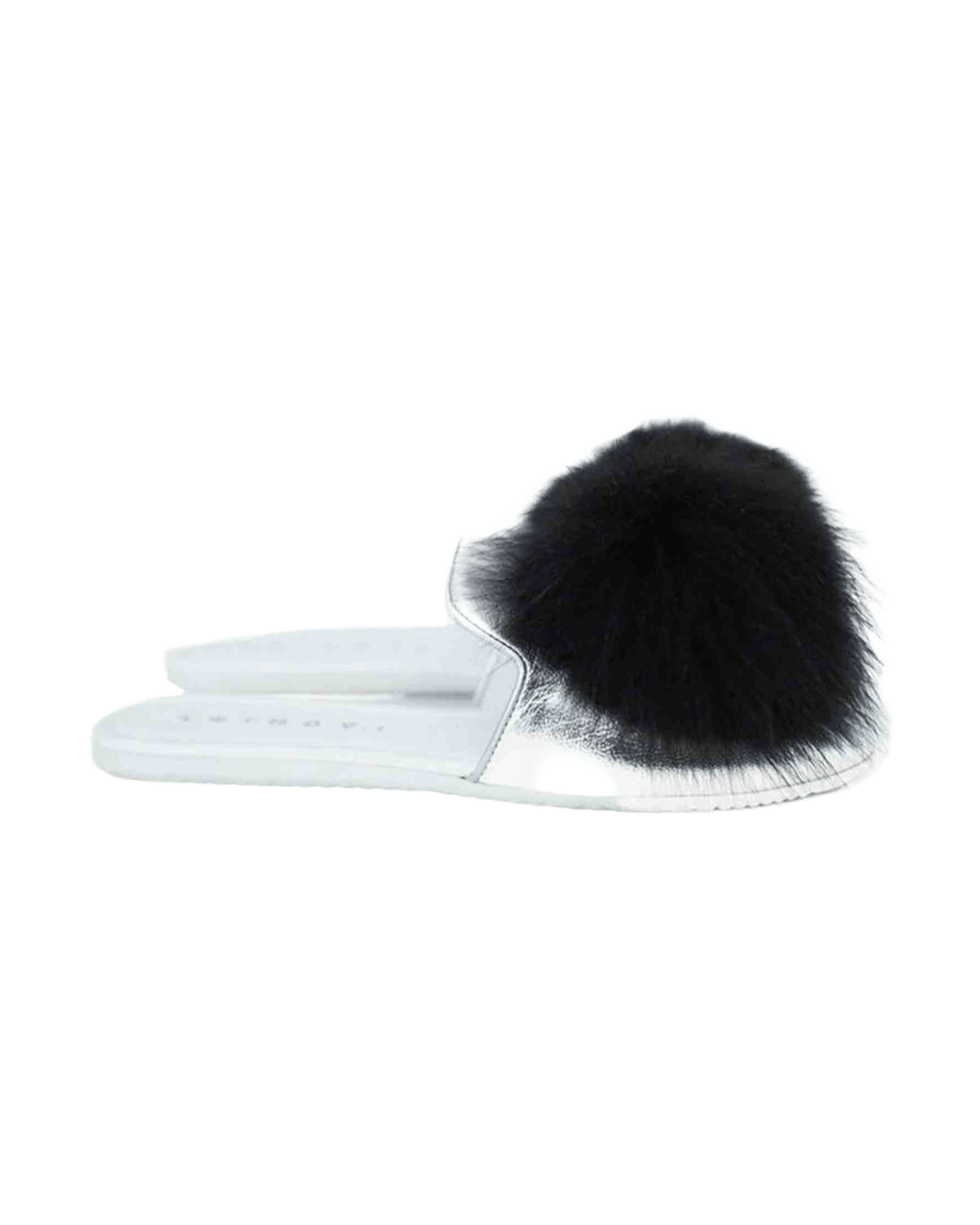 Joshua Sanders Leather And Fur Mules Glam Steals