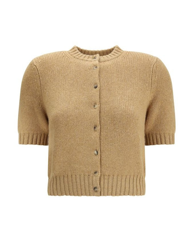 Khaite Beige Cashmere Cardigan Glam Steals