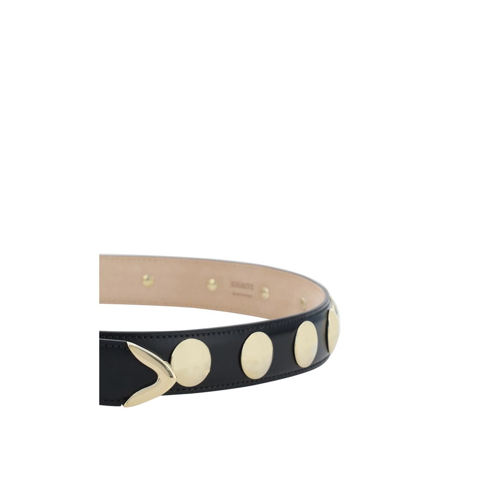 Khaite Benny Leather Belt Glam Steals