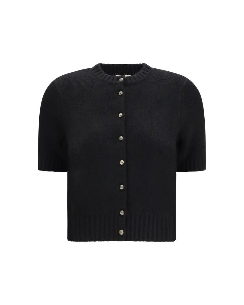 Khaite Black Cashmere Cardigan Glam Steals