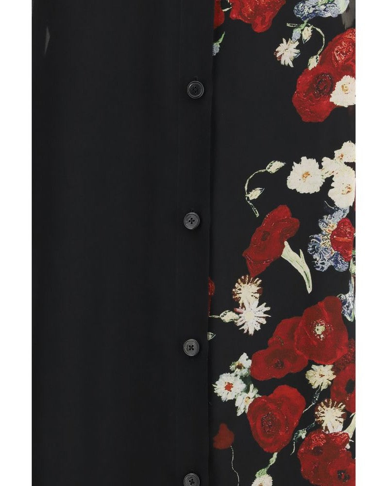 Khaite Black Silk Casual Dress