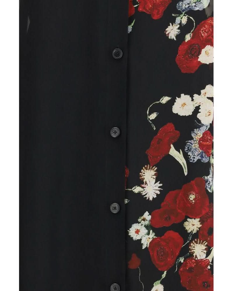 Khaite Black Silk Casual Dress