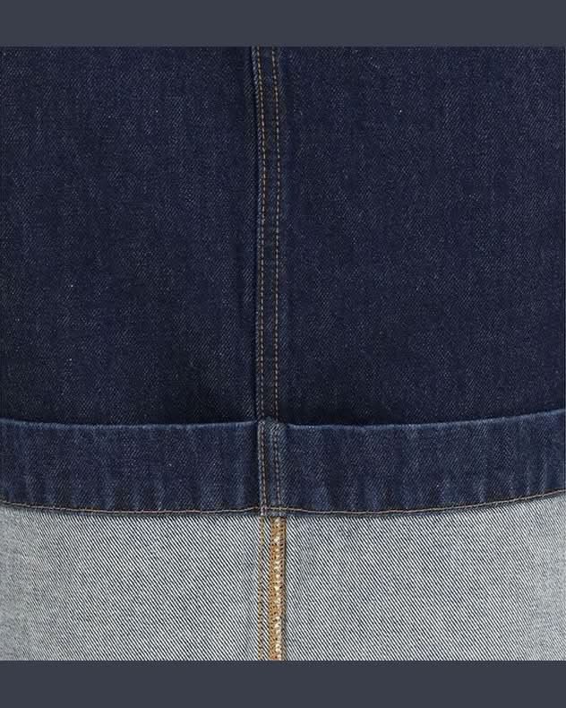 Khaite Blue Denim Skirt