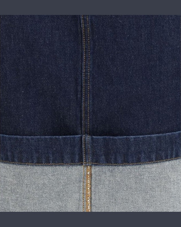 Khaite Blue Denim Skirt