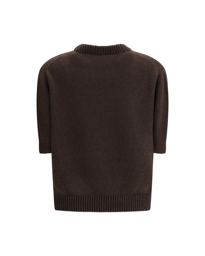 Khaite Brown Cashmere Sweater Glam Steals