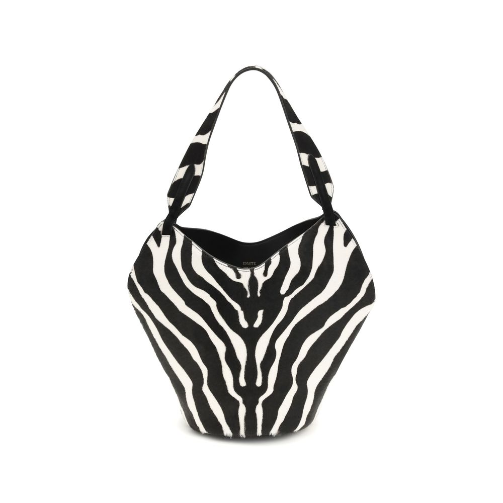 Khaite Calf Leather Bos Taurus Shoulder Bag Glam Steals