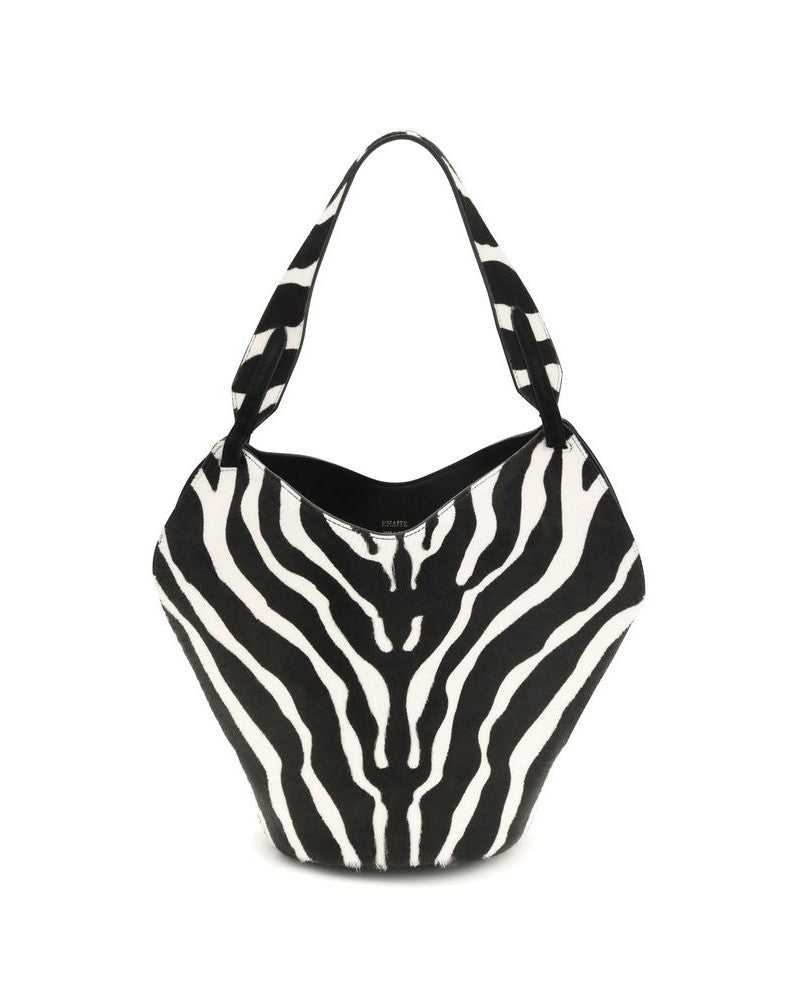 Khaite Calf Leather Bos Taurus Shoulder Bag Shoulder Bags