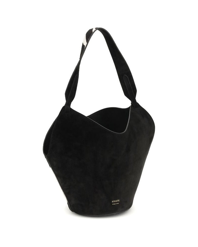 Khaite Calf Leather Bos Taurus Shoulder Bag Shoulder Bags