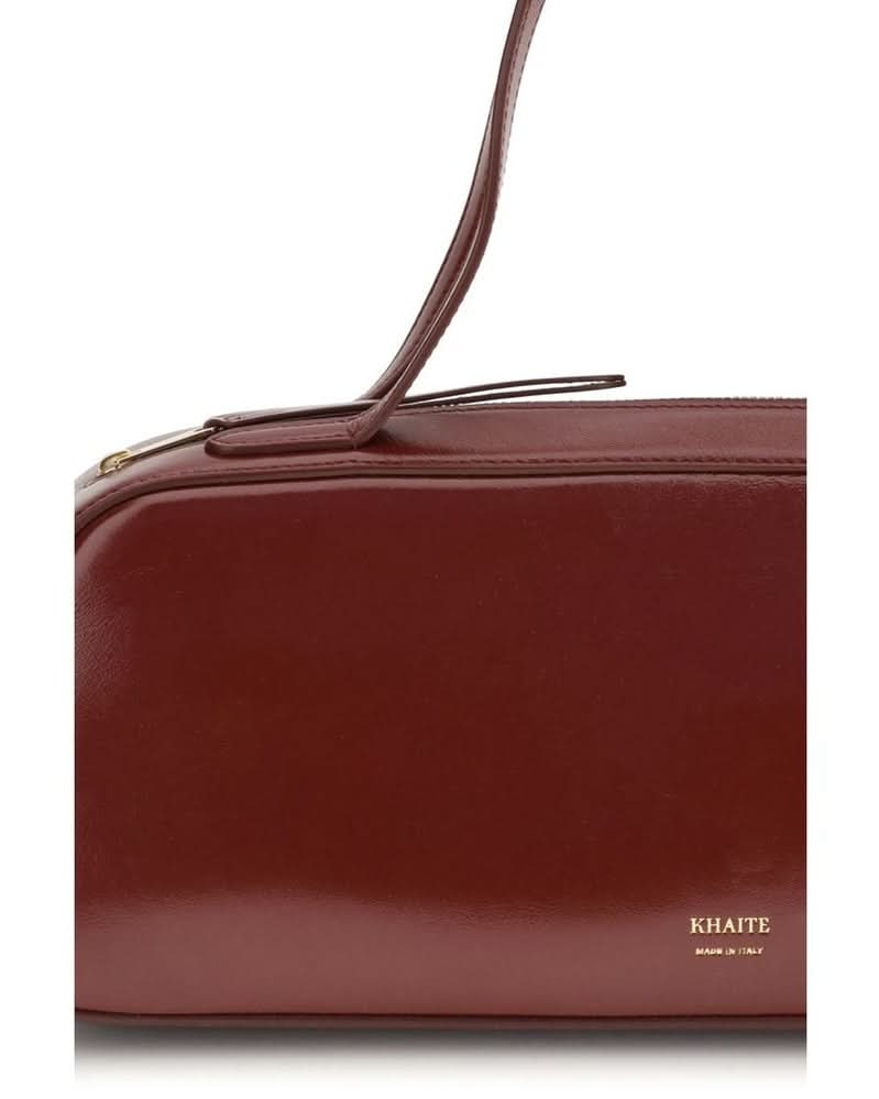Khaite Calf Leather Bos Taurus Shoulder Bag Shoulder Bags
